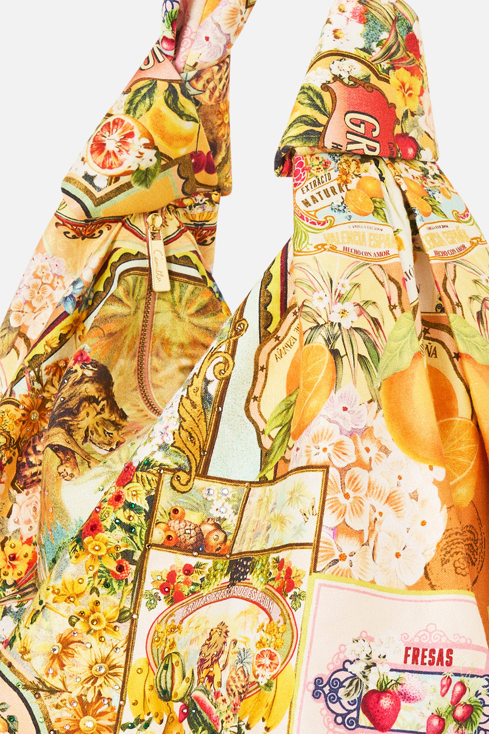 BOLSO DE HOMBRO HOLGADO CON DETALLES DE NUDOS VA VA VINTAGE