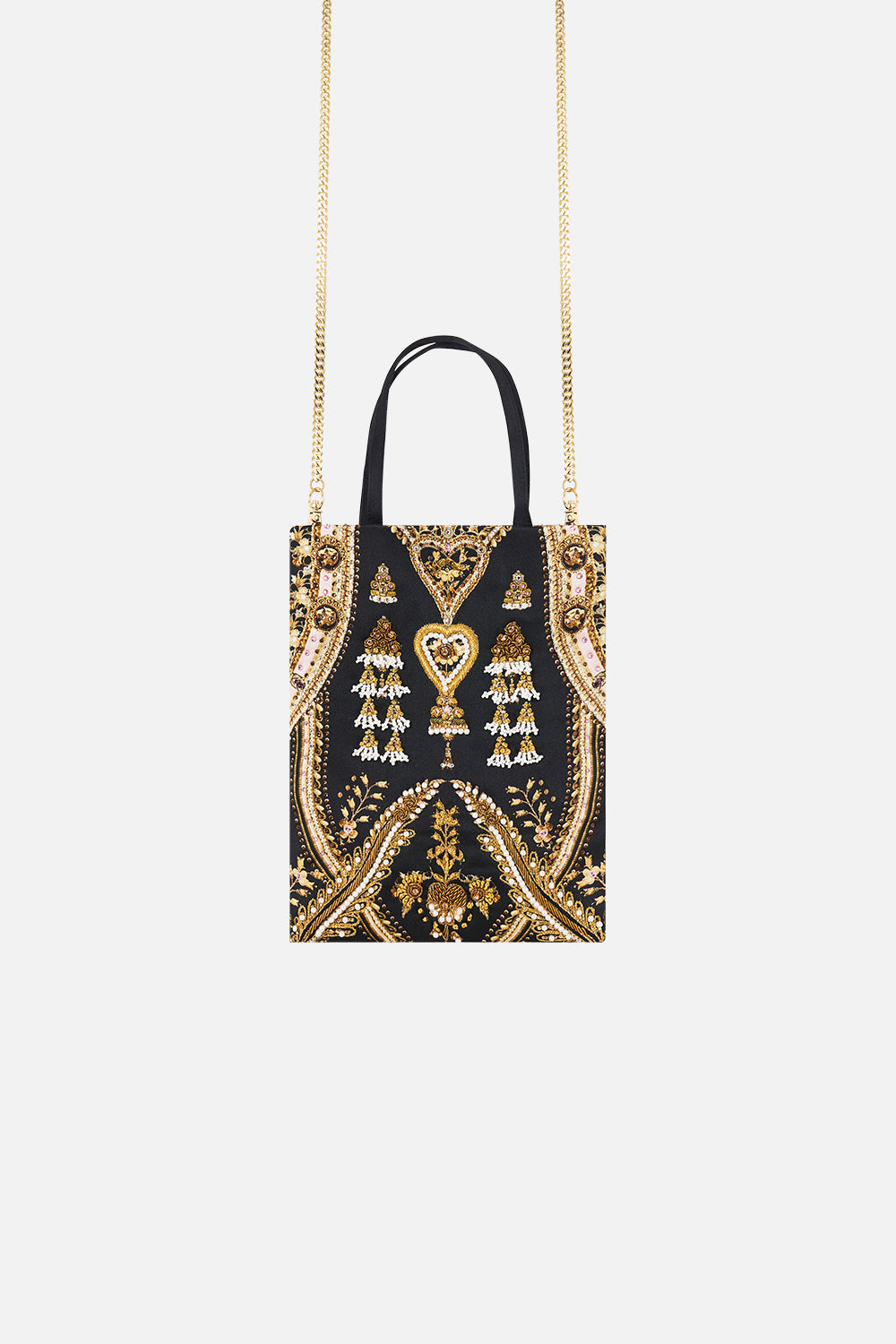 MINIBOLSO ADORNADO CON CADENA TAURO ASCENDENTE