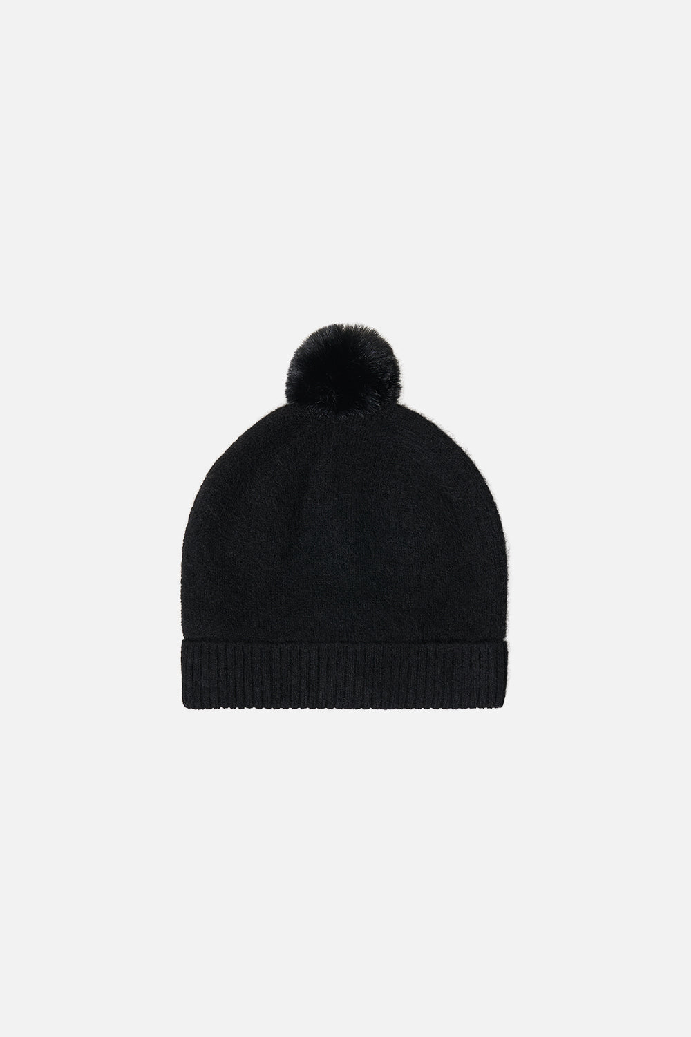 GORRO CON ADORNOS NEGRO SÓLIDO