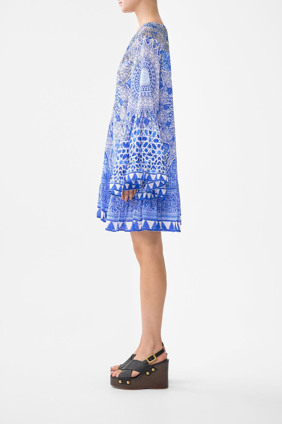 A-LINE FRILL DRESS THE BOSPHOROUS