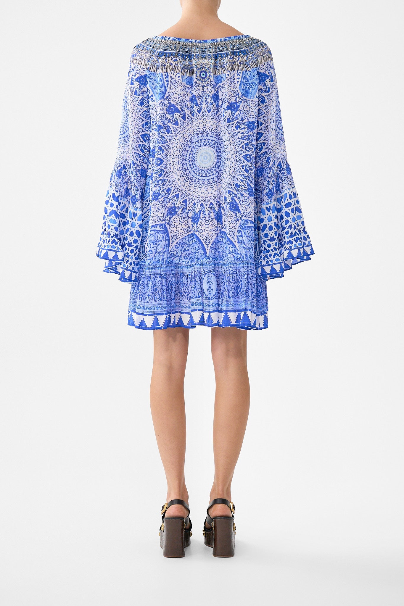A-LINE FRILL DRESS THE BOSPHOROUS