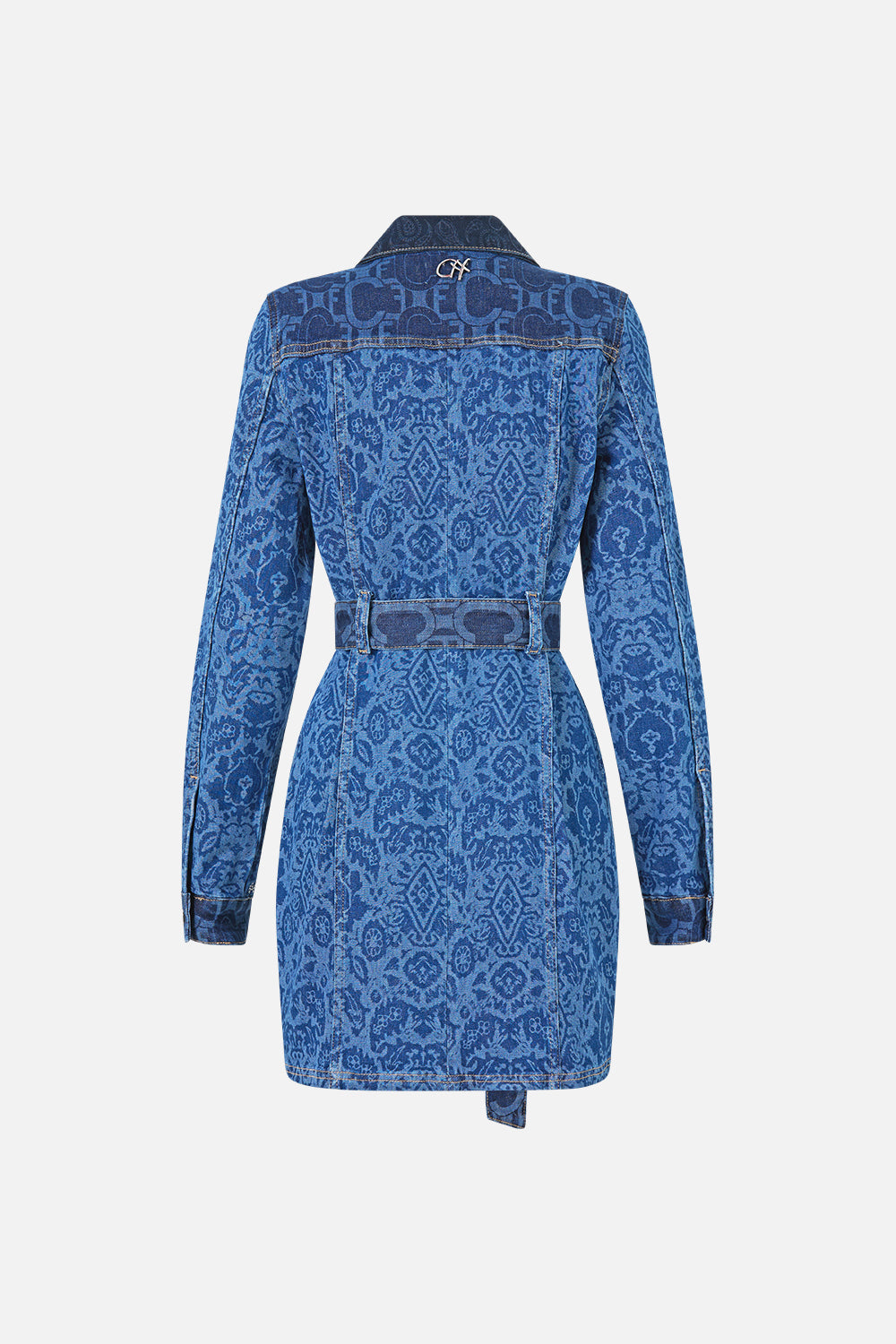 CAMILLA | Jenna Belted Mini Dress Denim, XS | DENIM