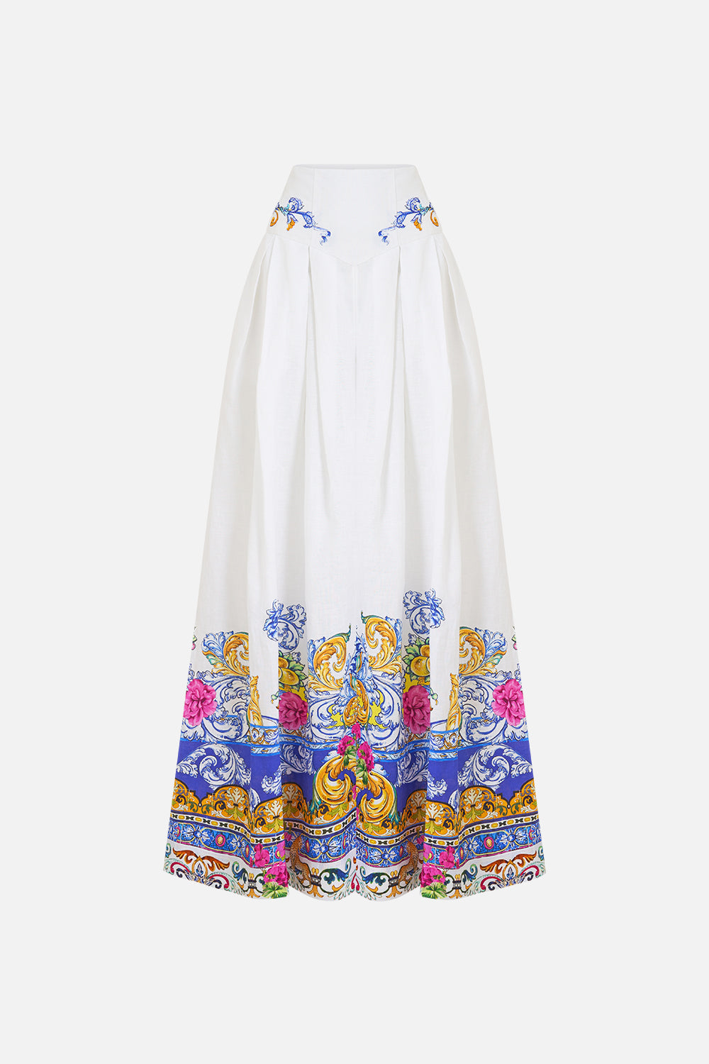 CORSET WAIST WIDE LEG PANT MILLA IN SEVILLA