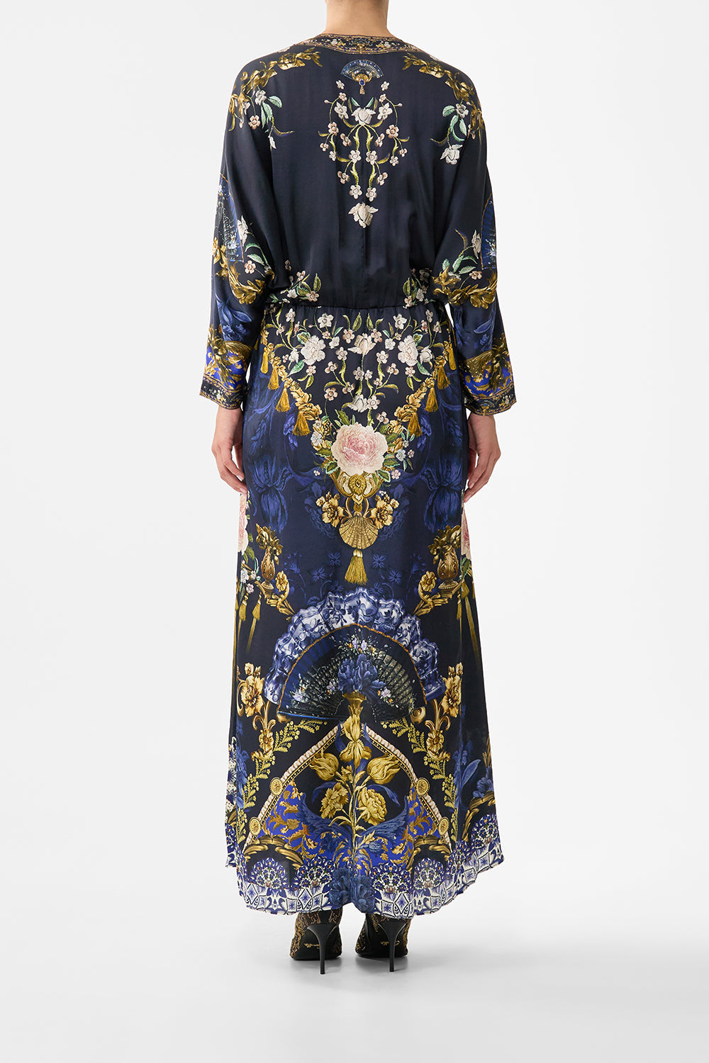 The Notes From The Blue Room Twist Front Batwing Dress | CAMILLA US   CAMILLA