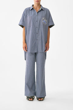 BUTTON FRONT LOUNGE PANT SEVILLIAN STYLE