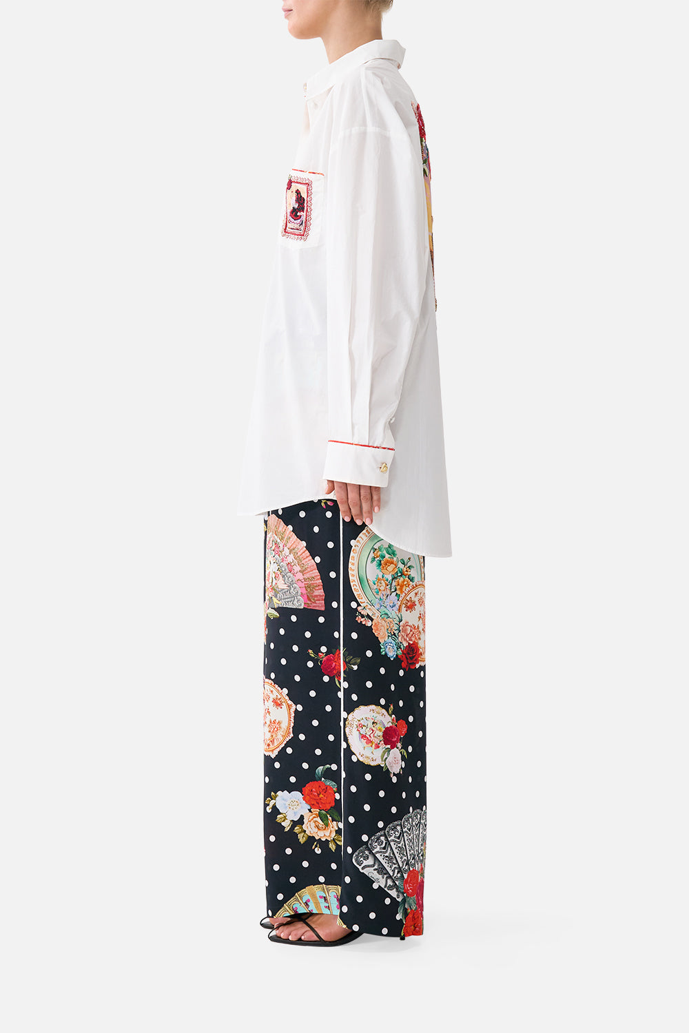 LONG SLEEVE OVERSIZED SHIRT WITH POCKET DAUGHTERS OF DUENDE