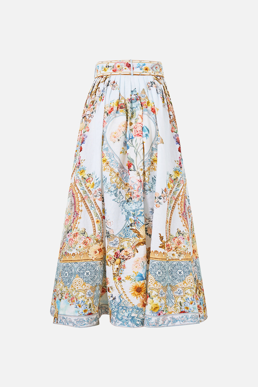 FALDA MIDI CON CINTURÓN SEVILLE SWEETHEART