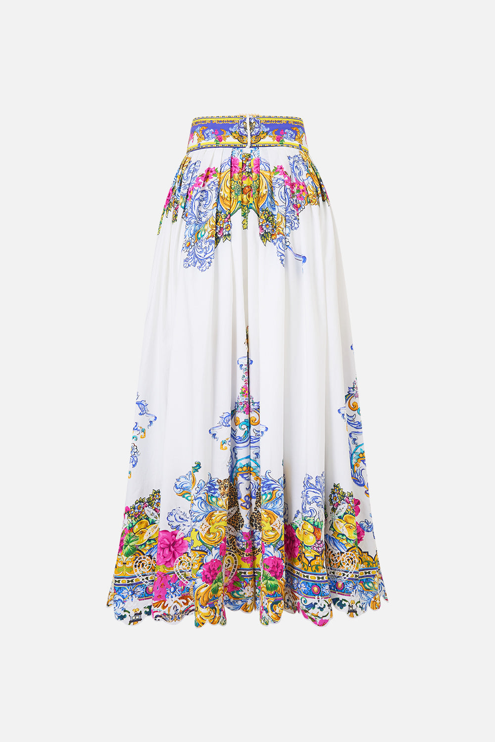 FALDA MIDI CON CINTURÓN MILLA EN SEVILLA
