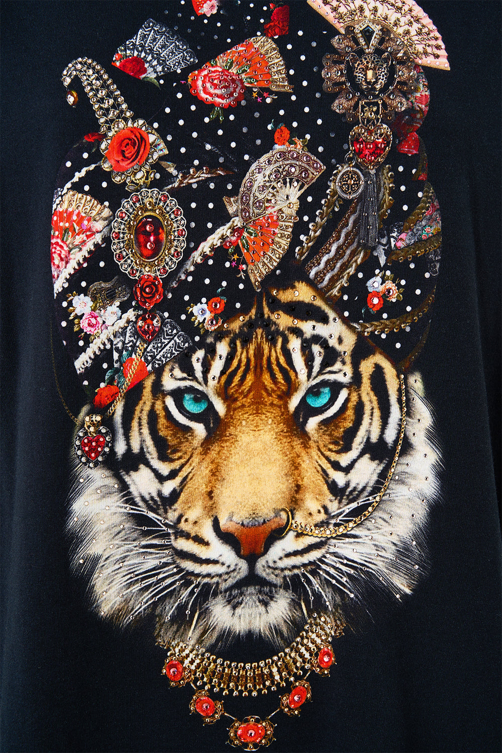 CAMISETA OVERSIZE CON RIBETE DE ENCAJE DAUGHTERS OF DUENDE