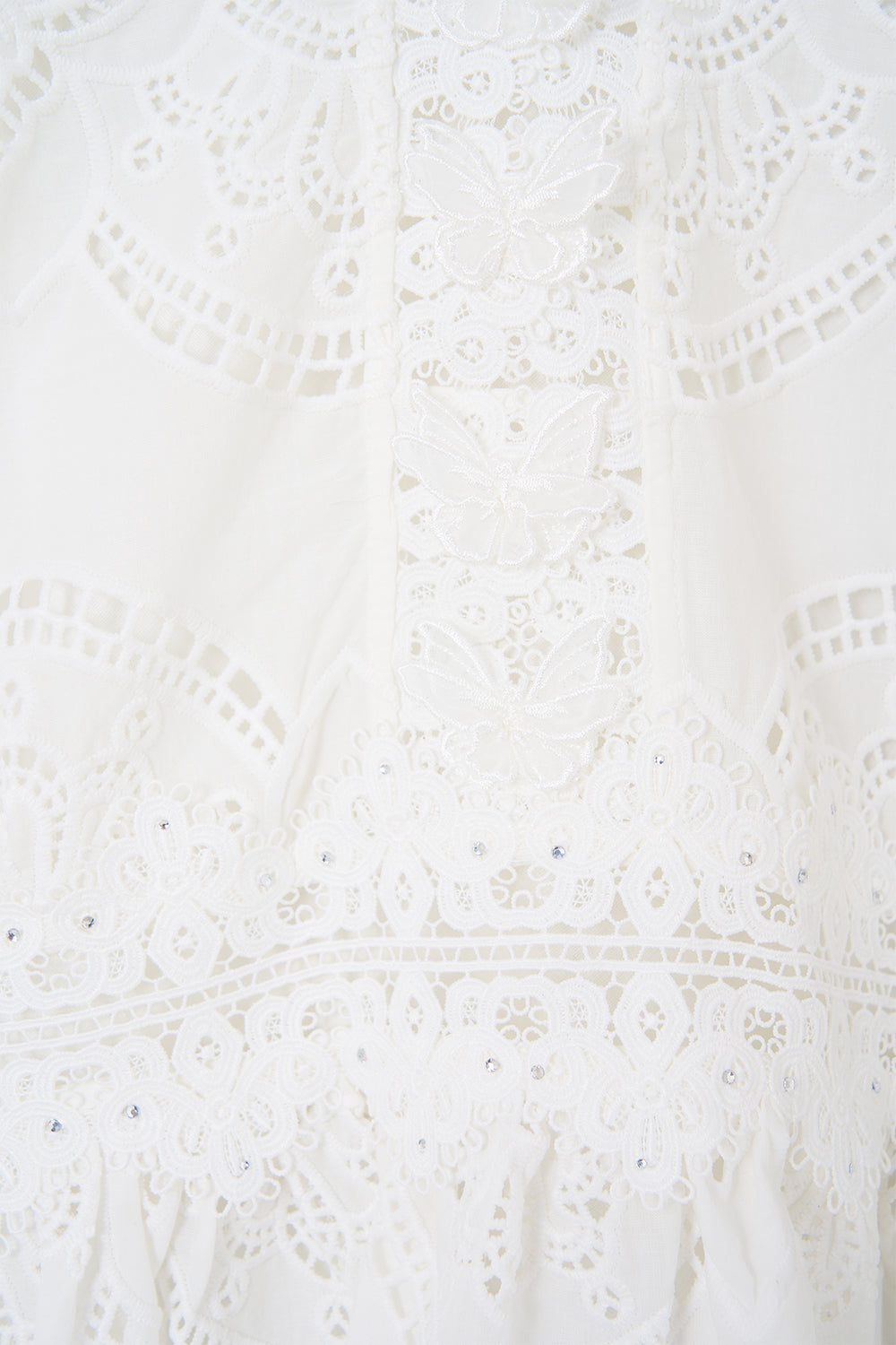 VESTIDO CORTO RELAXED CON CUELLO EN V, CINTURA CAÍDA Y ESTAMPADO AZULEJOS MARAVILLOSOS