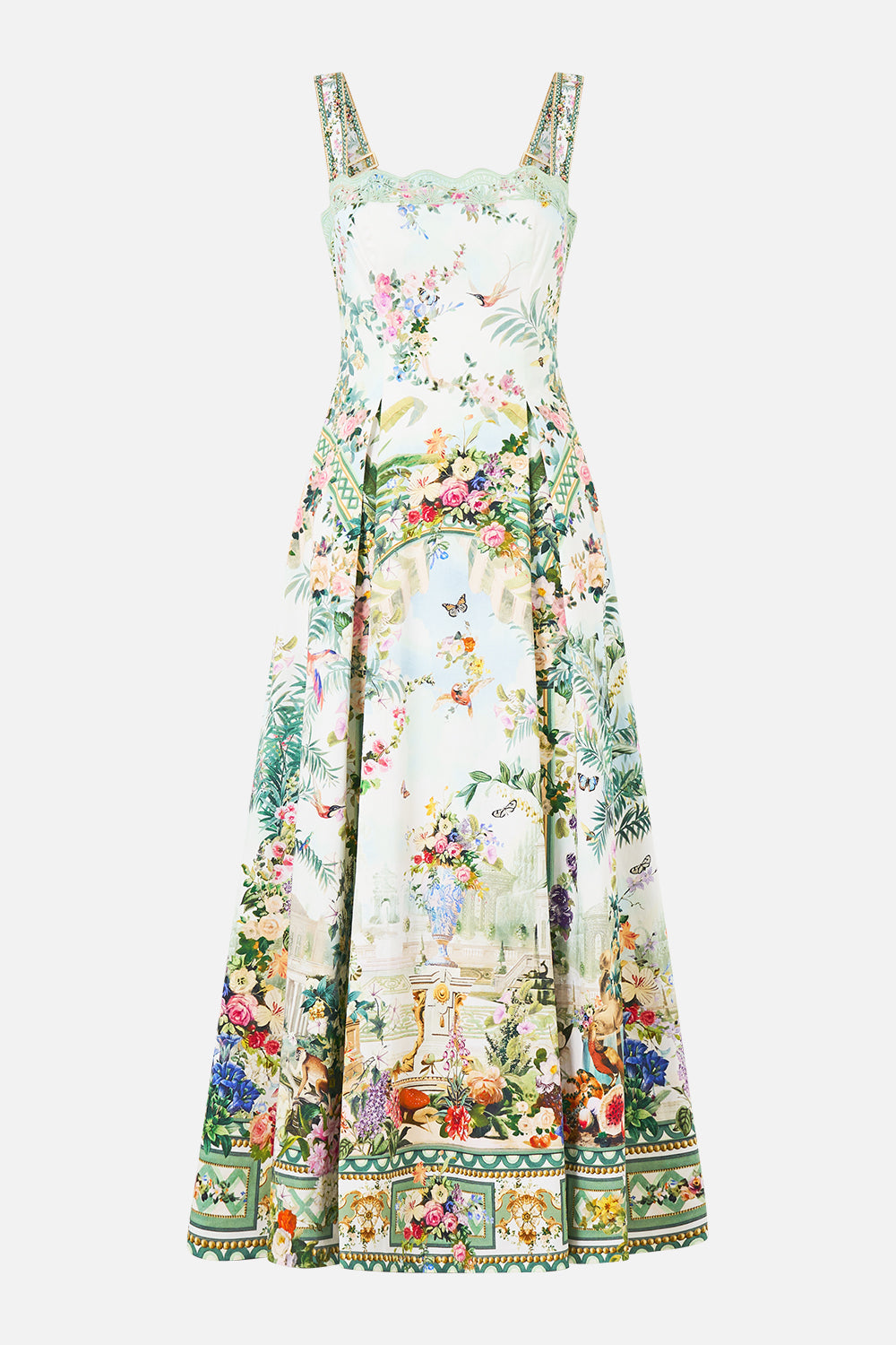 LONG FIT AND FLARE DRESS ART FOR THE EMPRESS