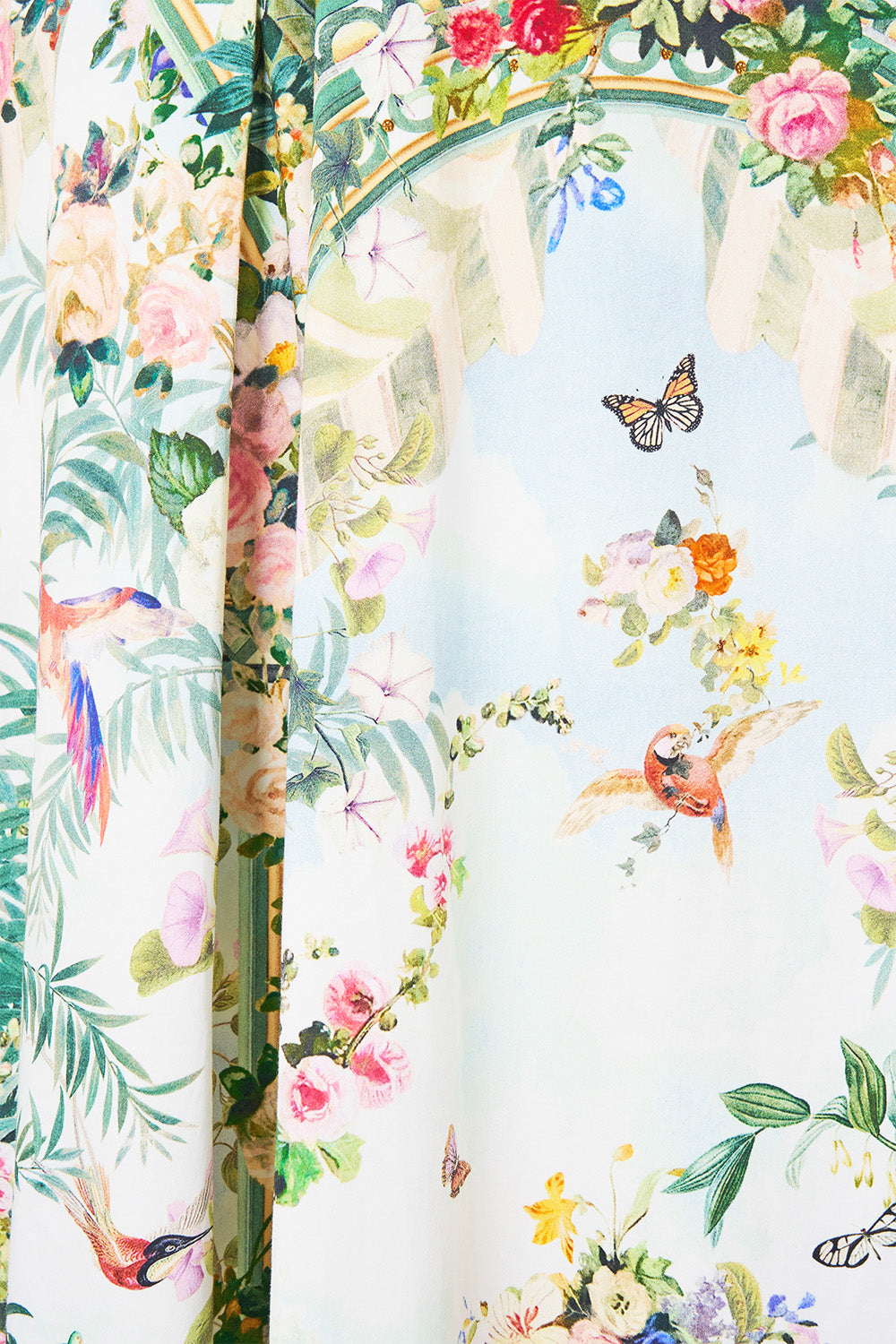 The CAMILLA LONG FIT AND FLARE DRESS ART FOR THE EMPRESS