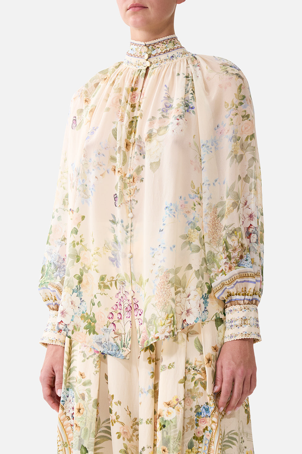 CAMISA ABOTONADA RAGLÁN OBRA MAESTRA DE VERANO