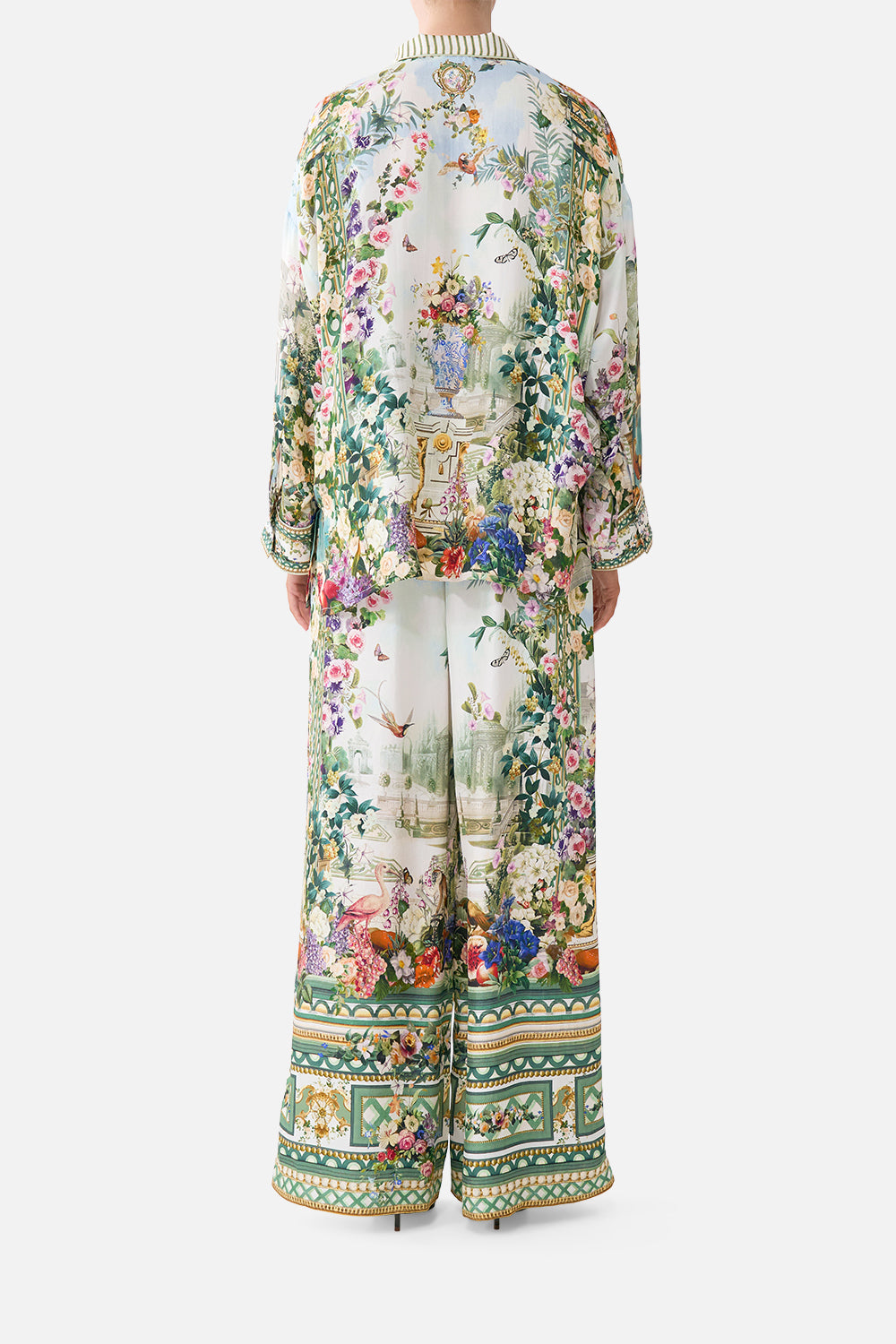 The CAMILLA RELAXED COLLARED SHIRT WITH POCKET ART FOR THE EMPRESS