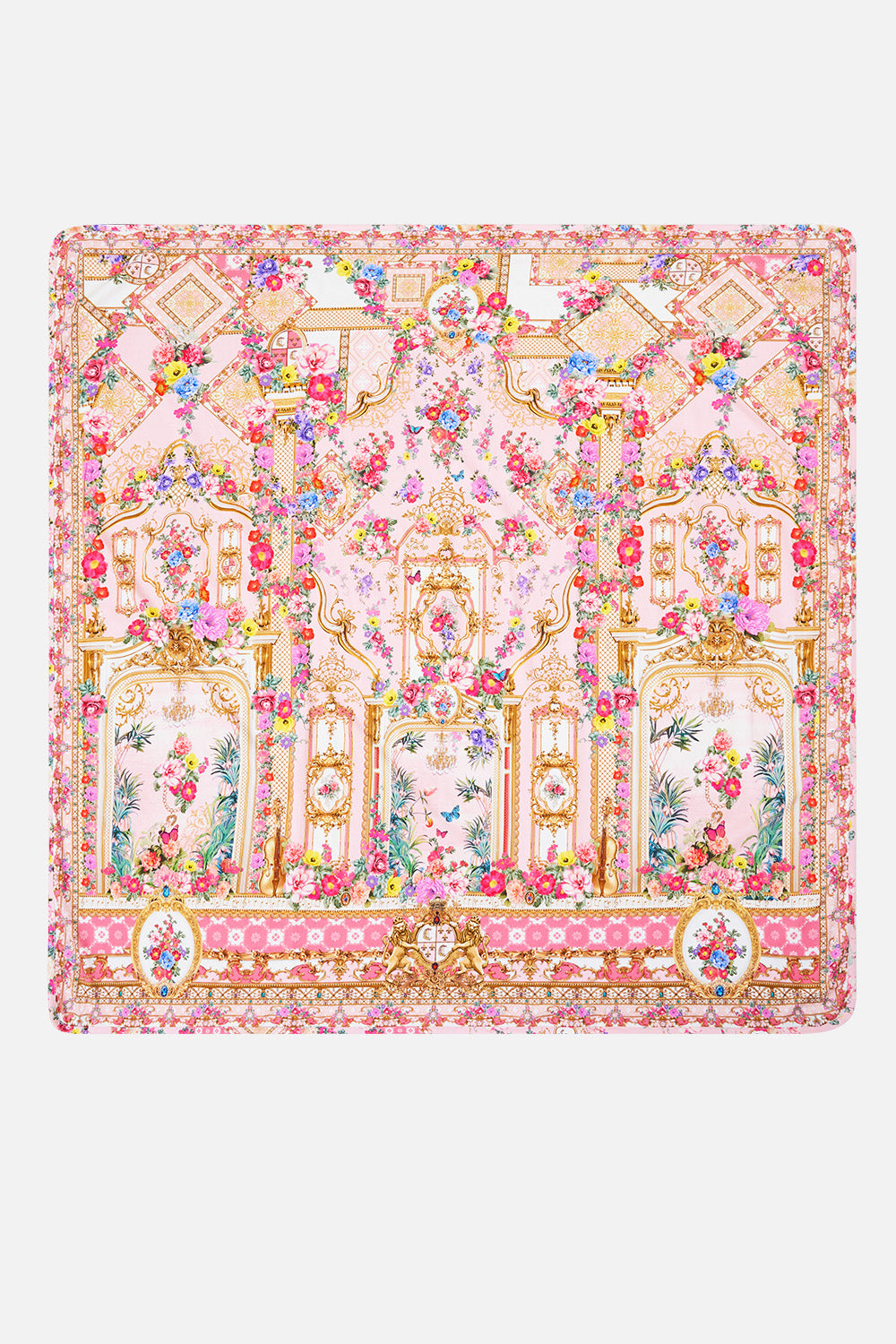 BABIES SQUARE BLANKET SHE’S NO WALLFLOWER