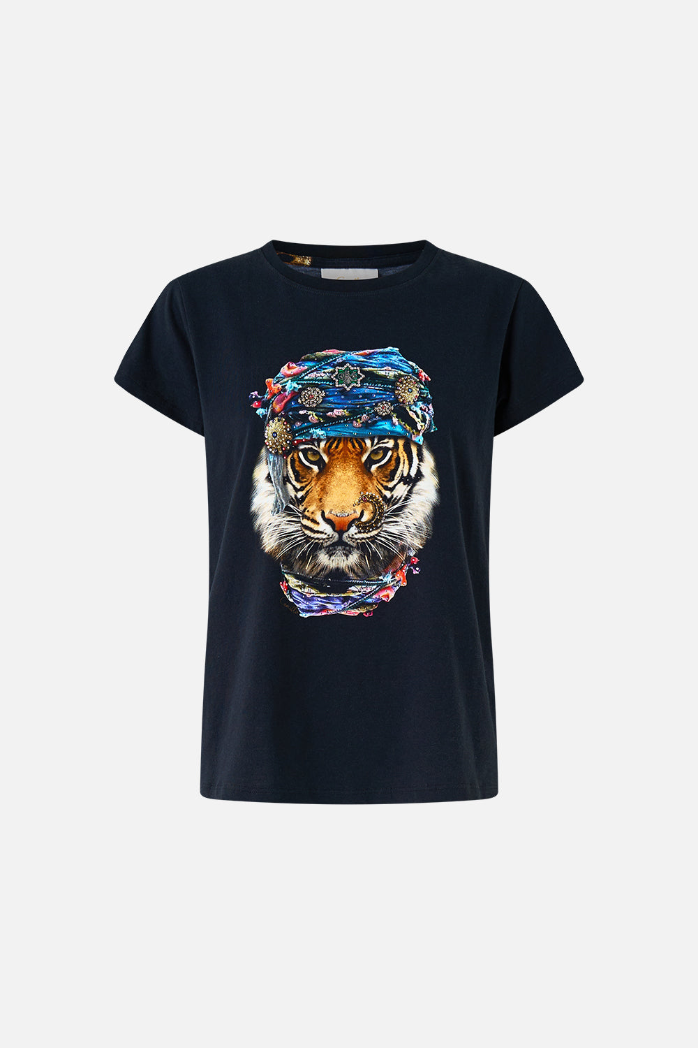 SLIM FIT ROUND NECK T-SHIRT AMULETS AND ALCHEMY