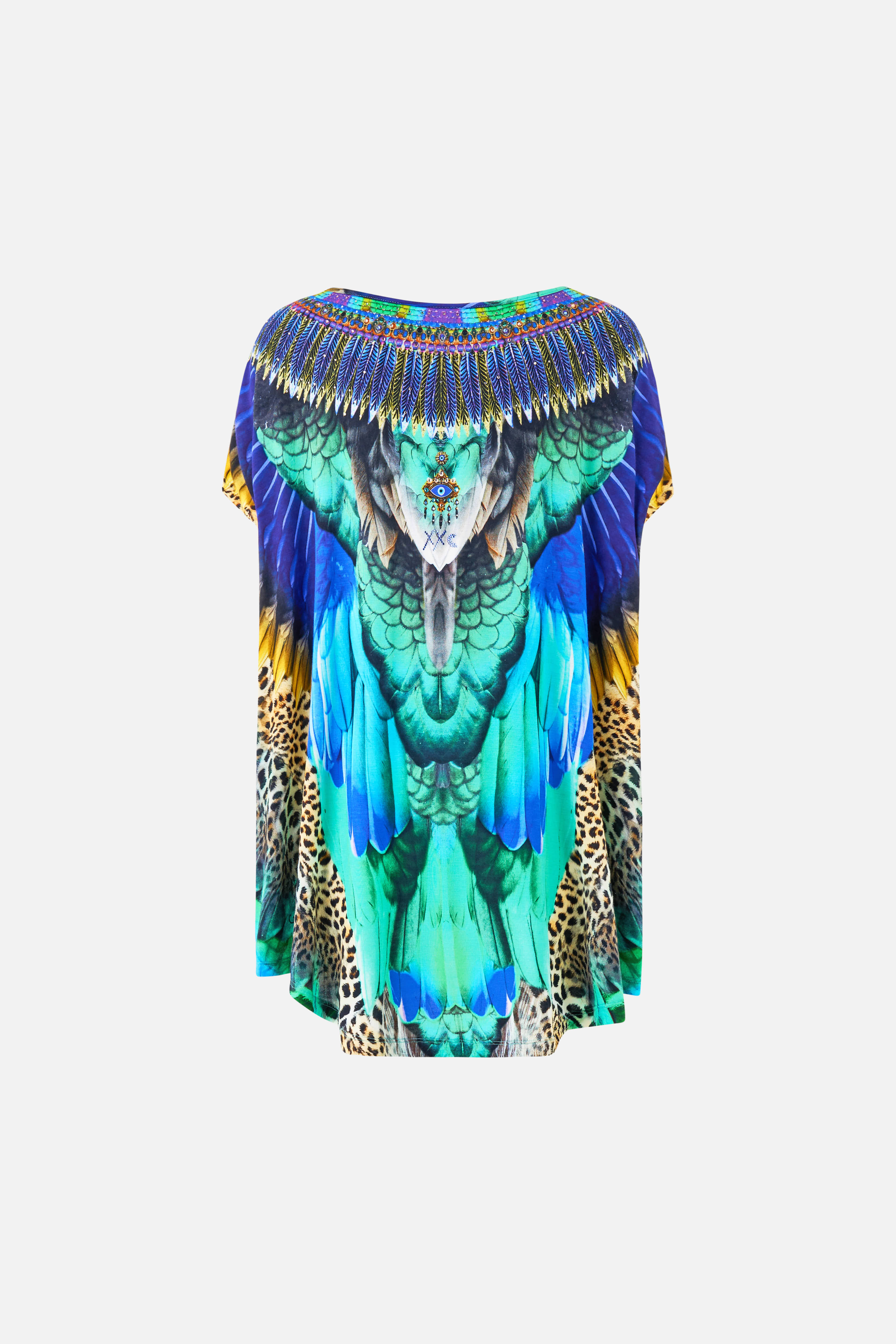 CAMISETA HOLGADA VUELO EN LA JUNGLA