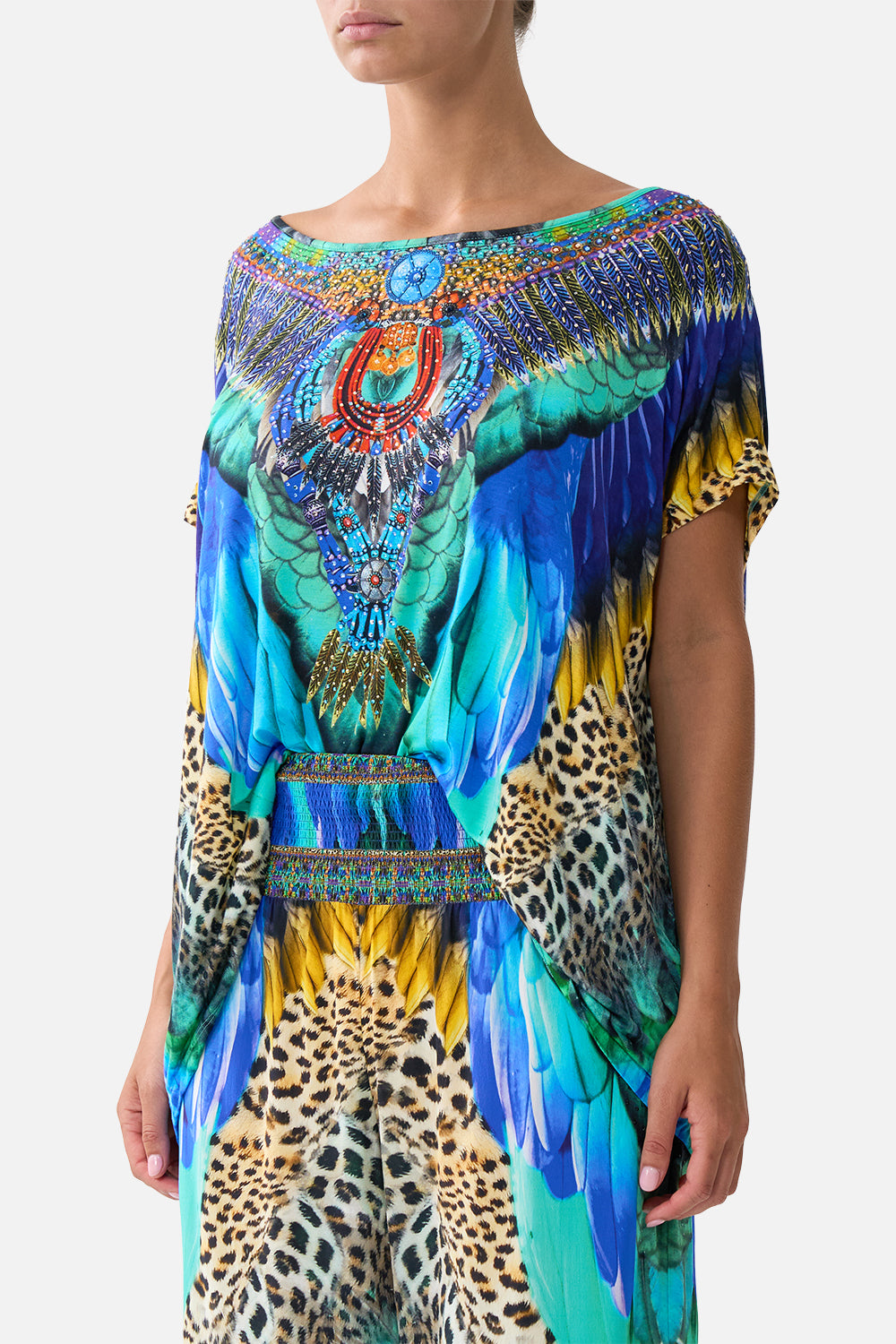 CAMISETA HOLGADA VUELO EN LA JUNGLA
