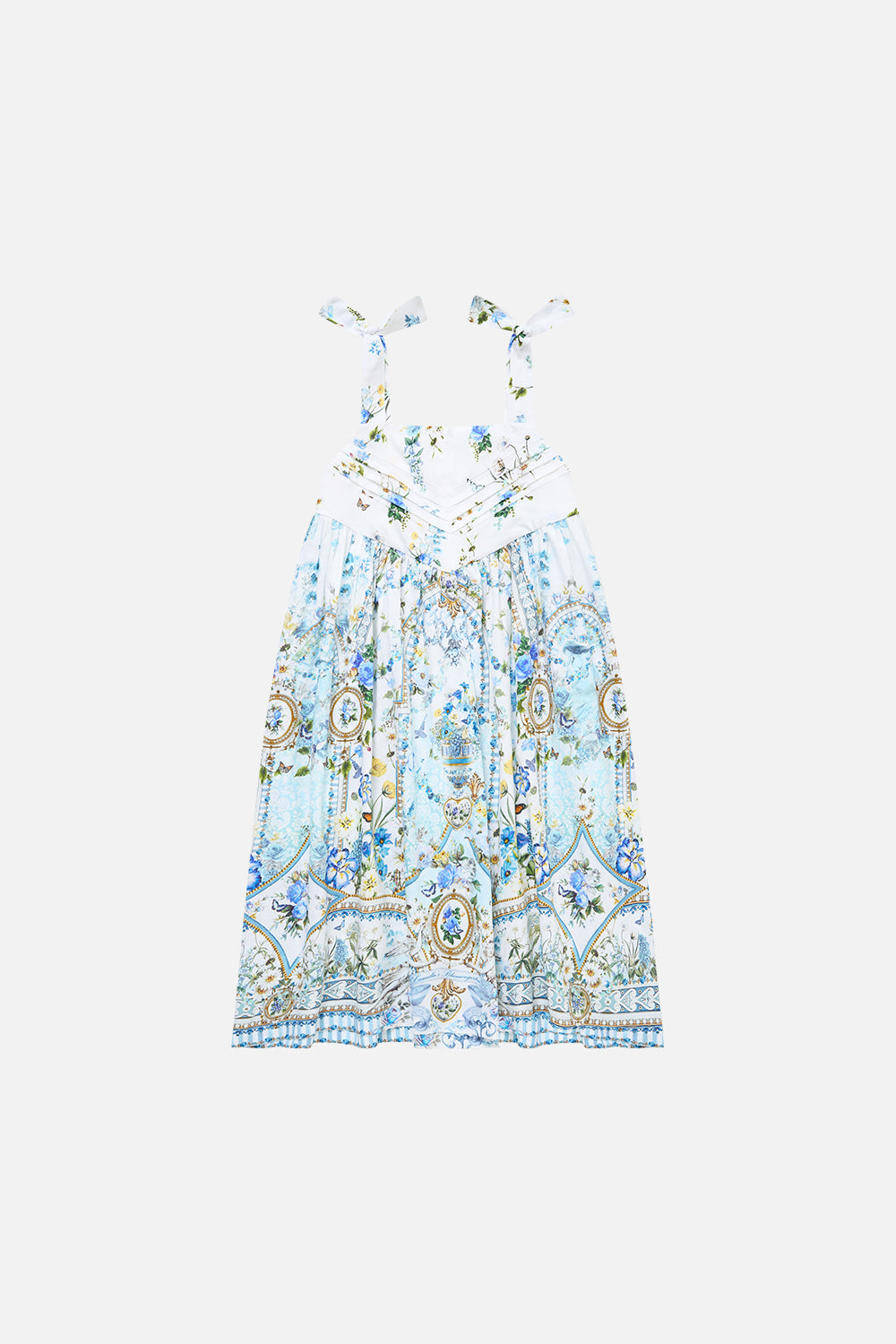 VESTIDO MAXI CON TIRAS Y PLIEGUES PARA NIÑAS DANDELION SKIES