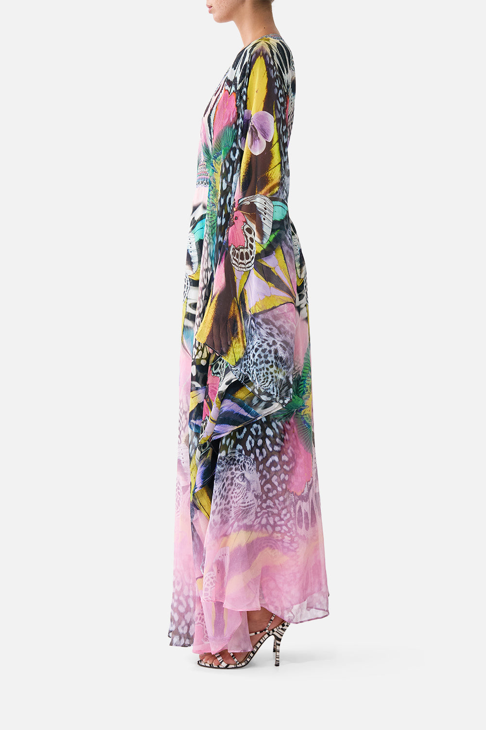 The CAMILLA LONG KAFTAN WITH WAIST DETAIL MILLAMORPHOSIS