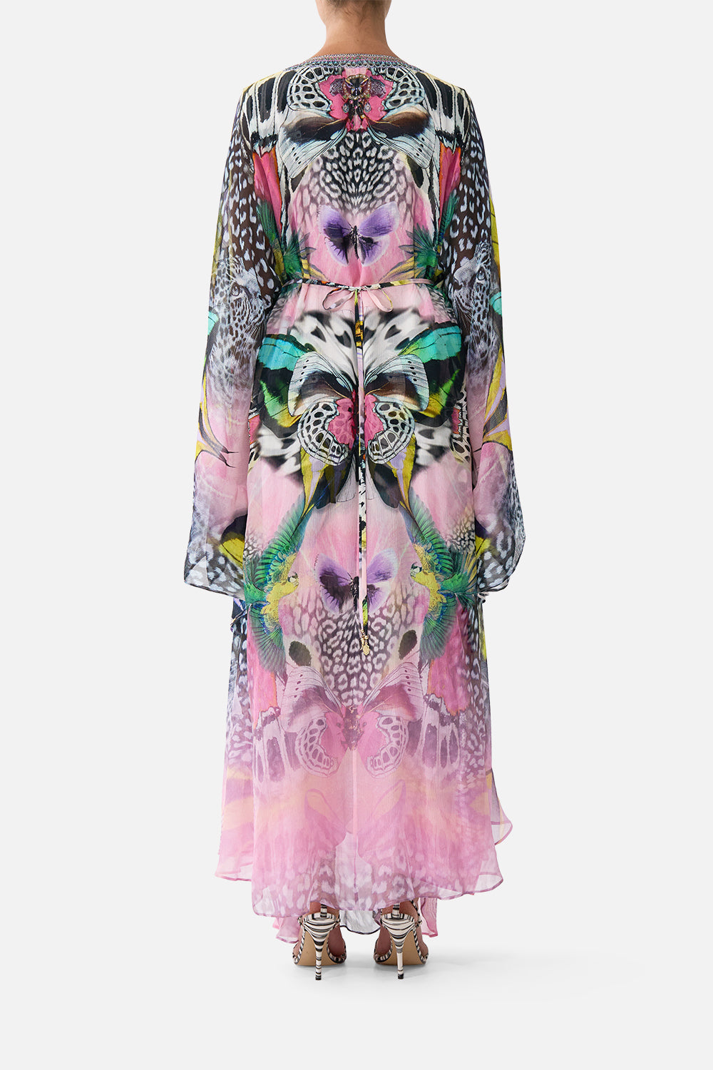 The CAMILLA LONG KAFTAN WITH WAIST DETAIL MILLAMORPHOSIS