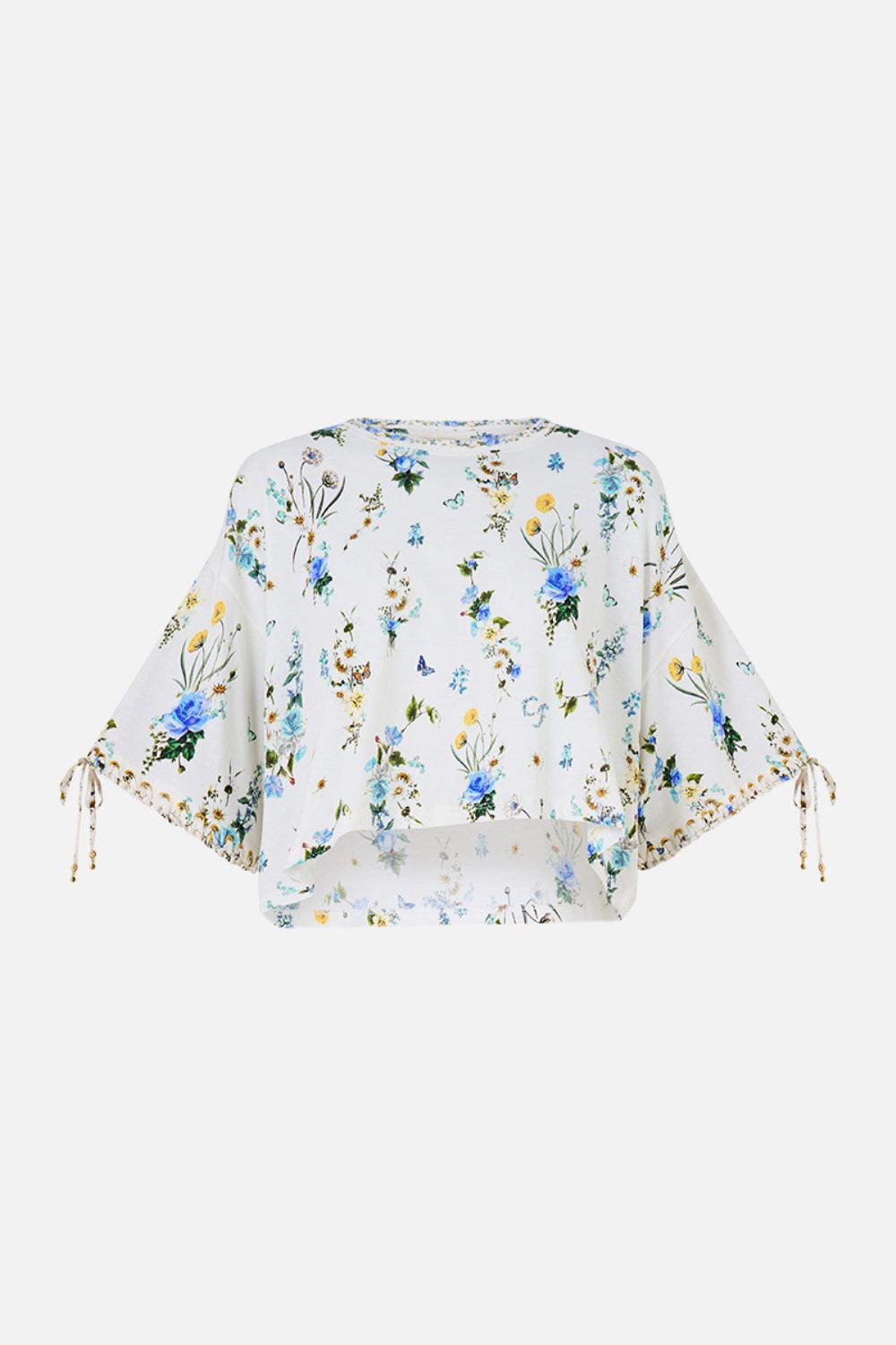 The CAMILLA BOXY CROP TEE DANDELION SKIES