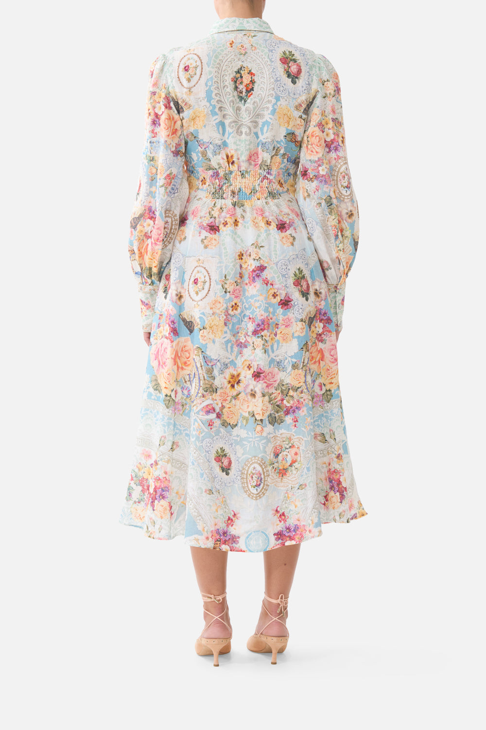 WAIST TIE SHIRT DRESS A TASTE FOR LACE