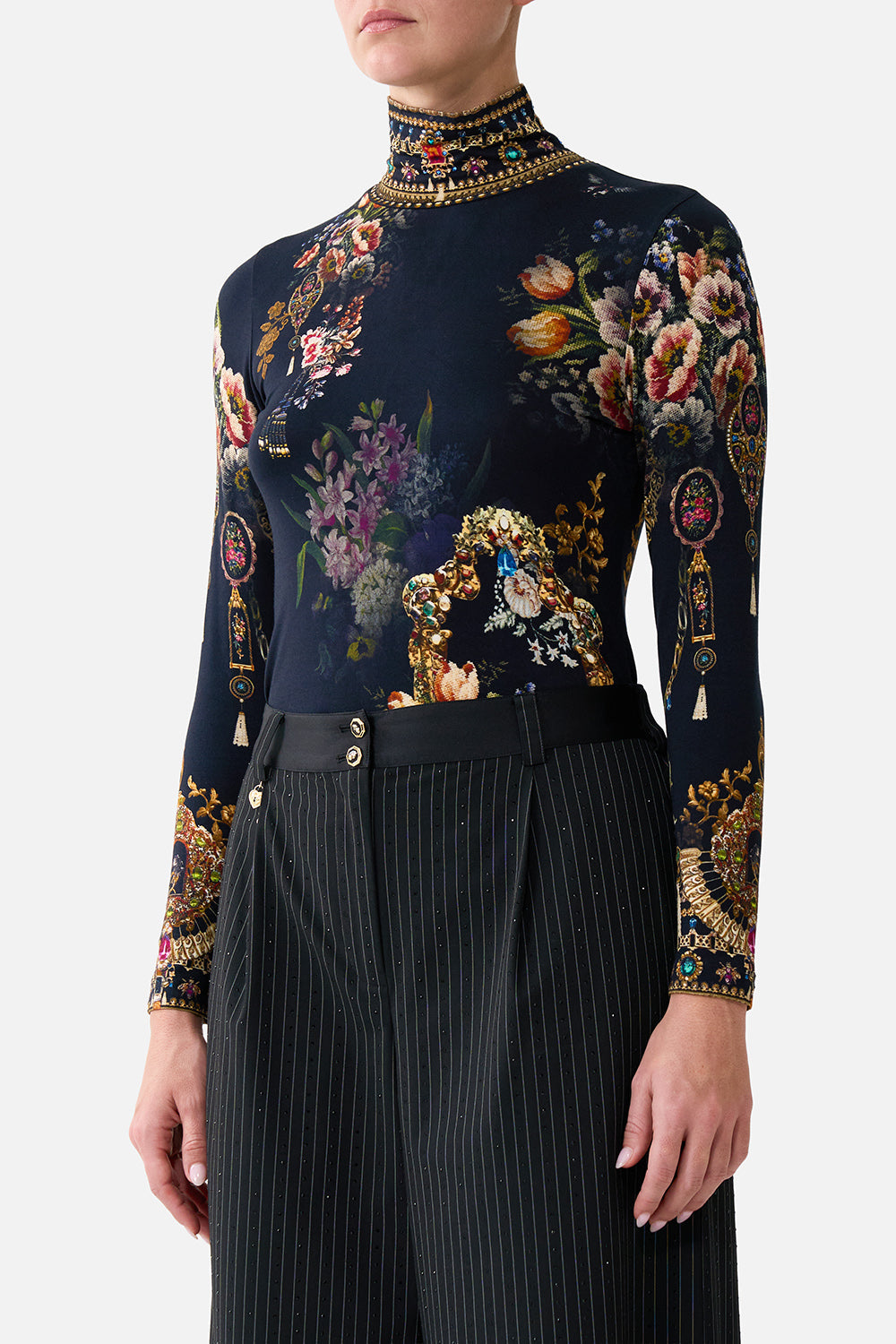 JERSEY CUELLO ALTO NIGHT GARDEN