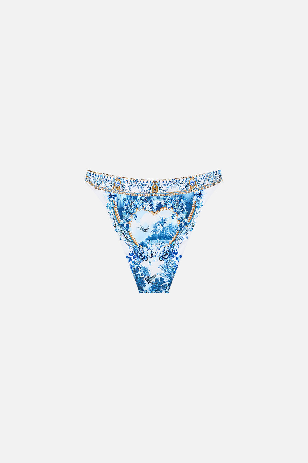 The CAMILLA MINI REGULAR BIKINI BOTTOM THE PORCELAIN PARLOUR