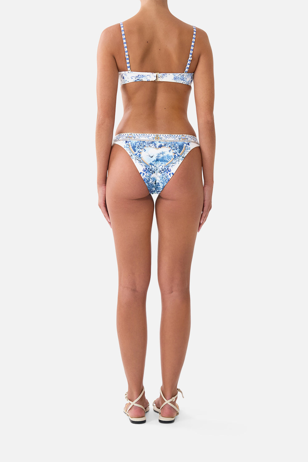 The CAMILLA MINI REGULAR BIKINI BOTTOM THE PORCELAIN PARLOUR