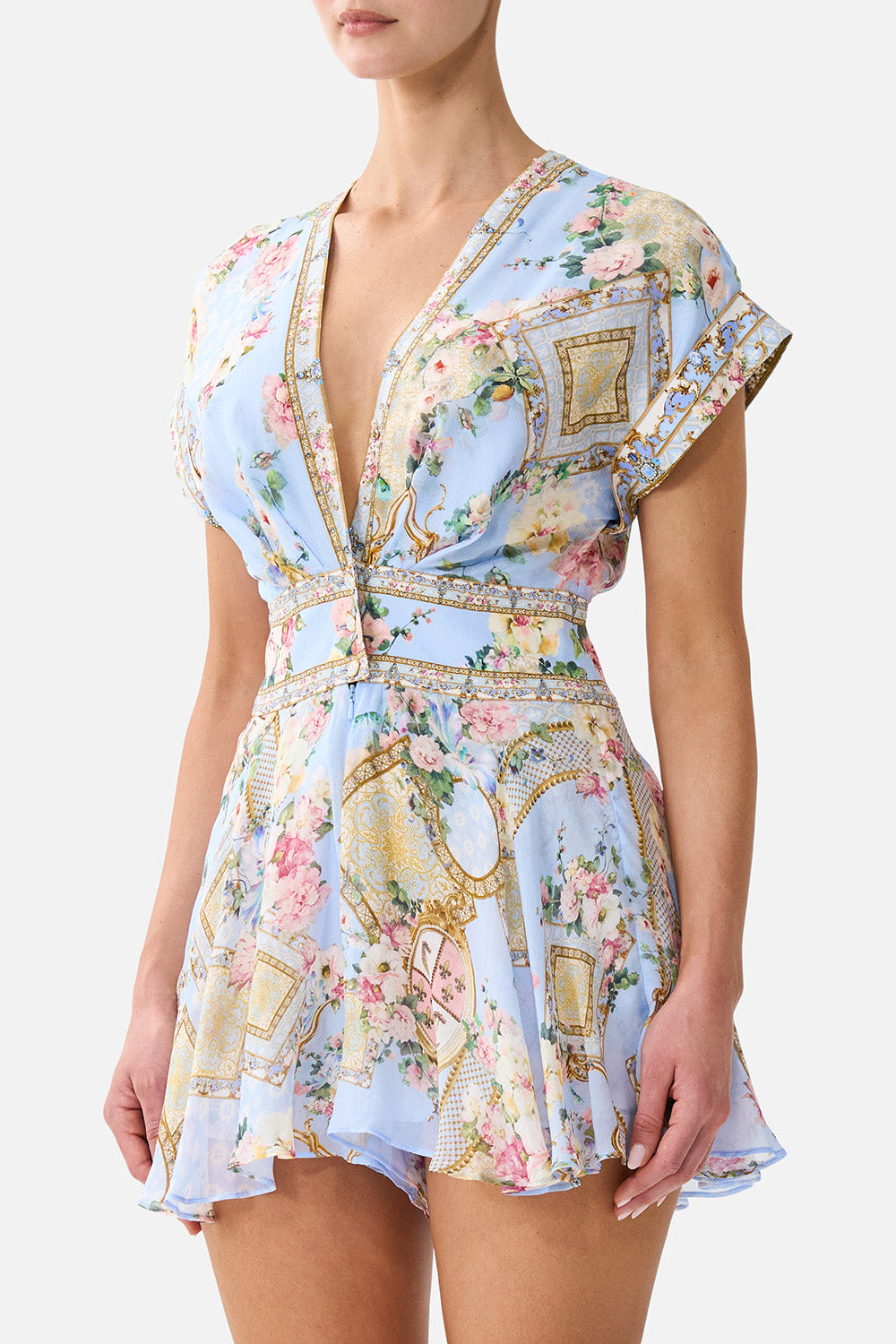 BUTTON WAIST PLAYSUIT SISI SOCIETY