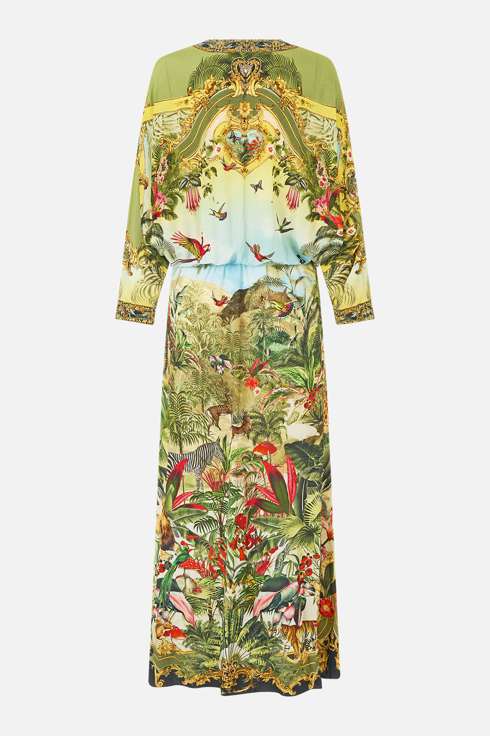 The CAMILLA TWIST FRONT BATWING DRESS WANDERLUST EMPIRE