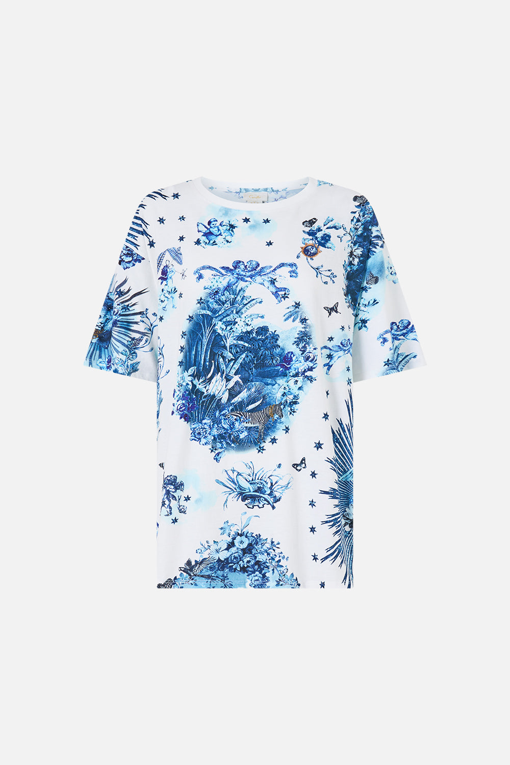 The CAMILLA OVERSIZED BAND TEE THE PORCELAIN PARLOUR