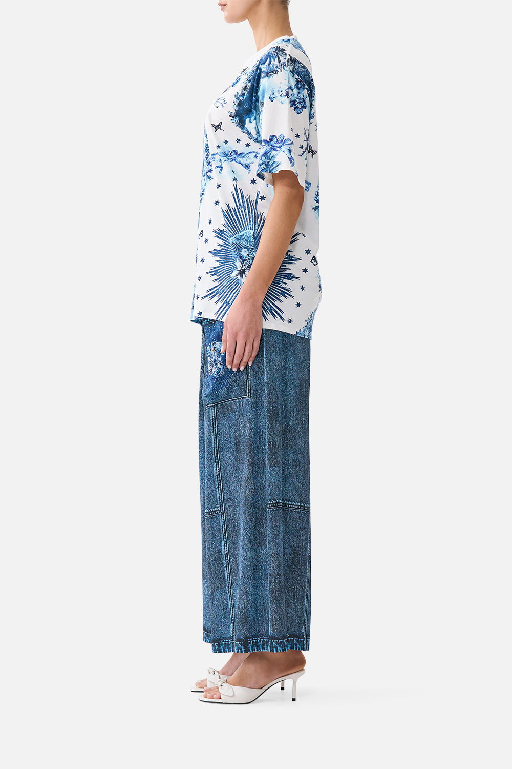 The CAMILLA OVERSIZED BAND TEE THE PORCELAIN PARLOUR