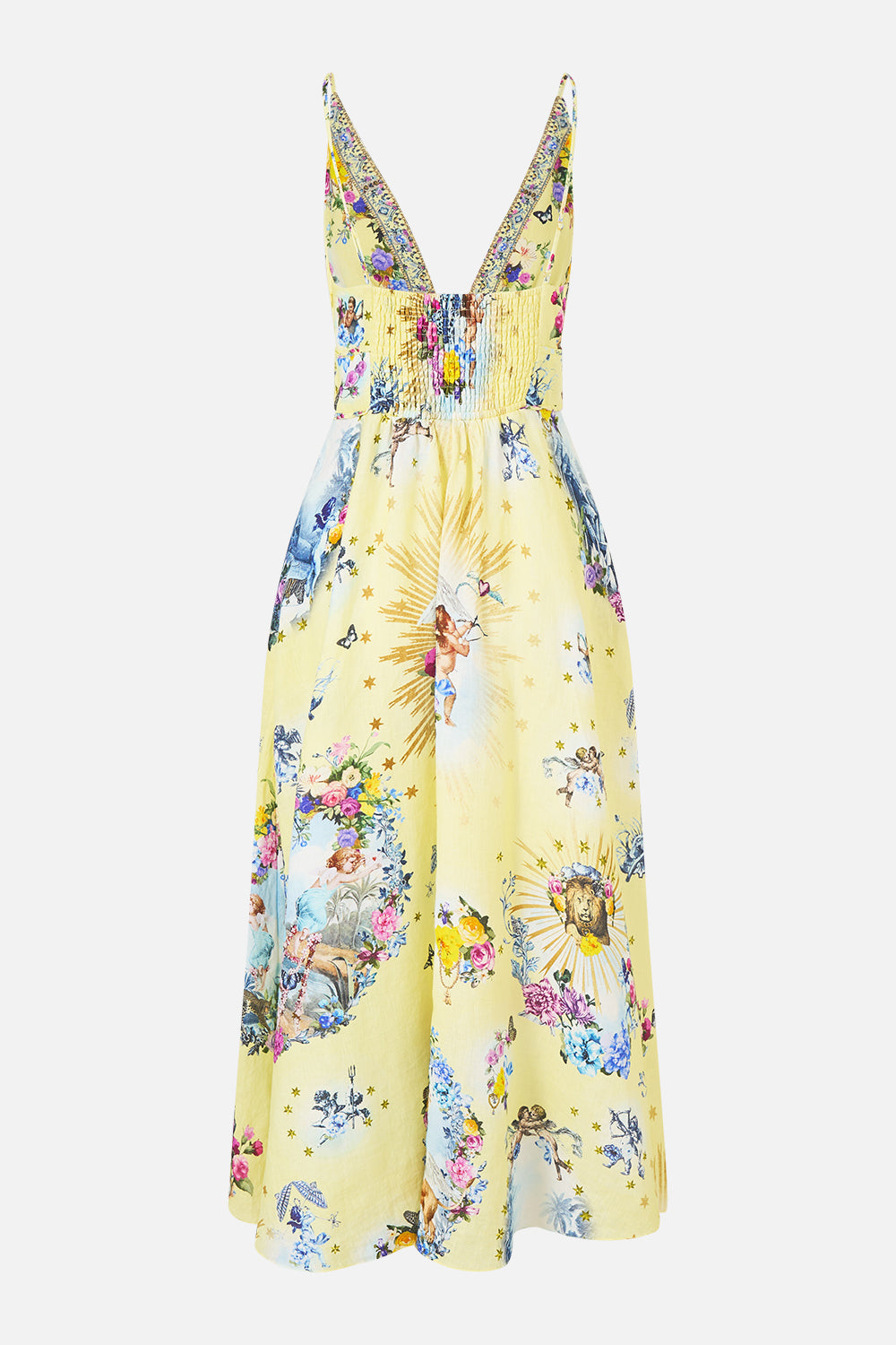 The CAMILLA WAISTBAND DRESS WITH TIE DETAIL CHINOISERIE CHILD