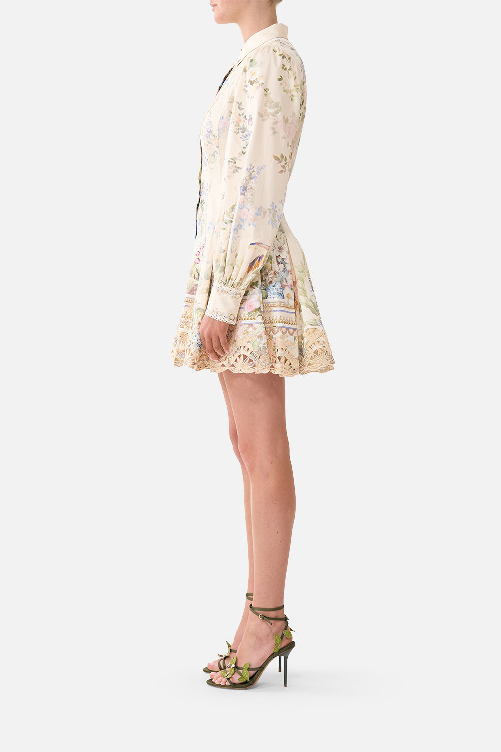 The CAMILLA SHORT BUTTON FRONT SHIRT DRESS MIDSUMMER MASTERPIECE