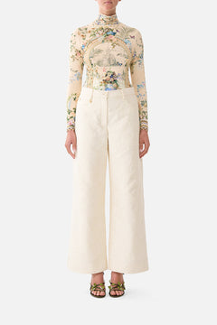 RELAXED TROUSER WITH BACK YOKE MIDSUMMER MASTERPIECE
