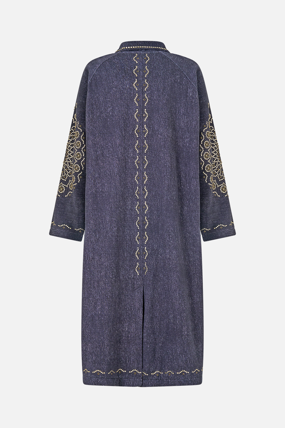 SWEAT-TRENCH COAT CLOAKED IN BAROQUE