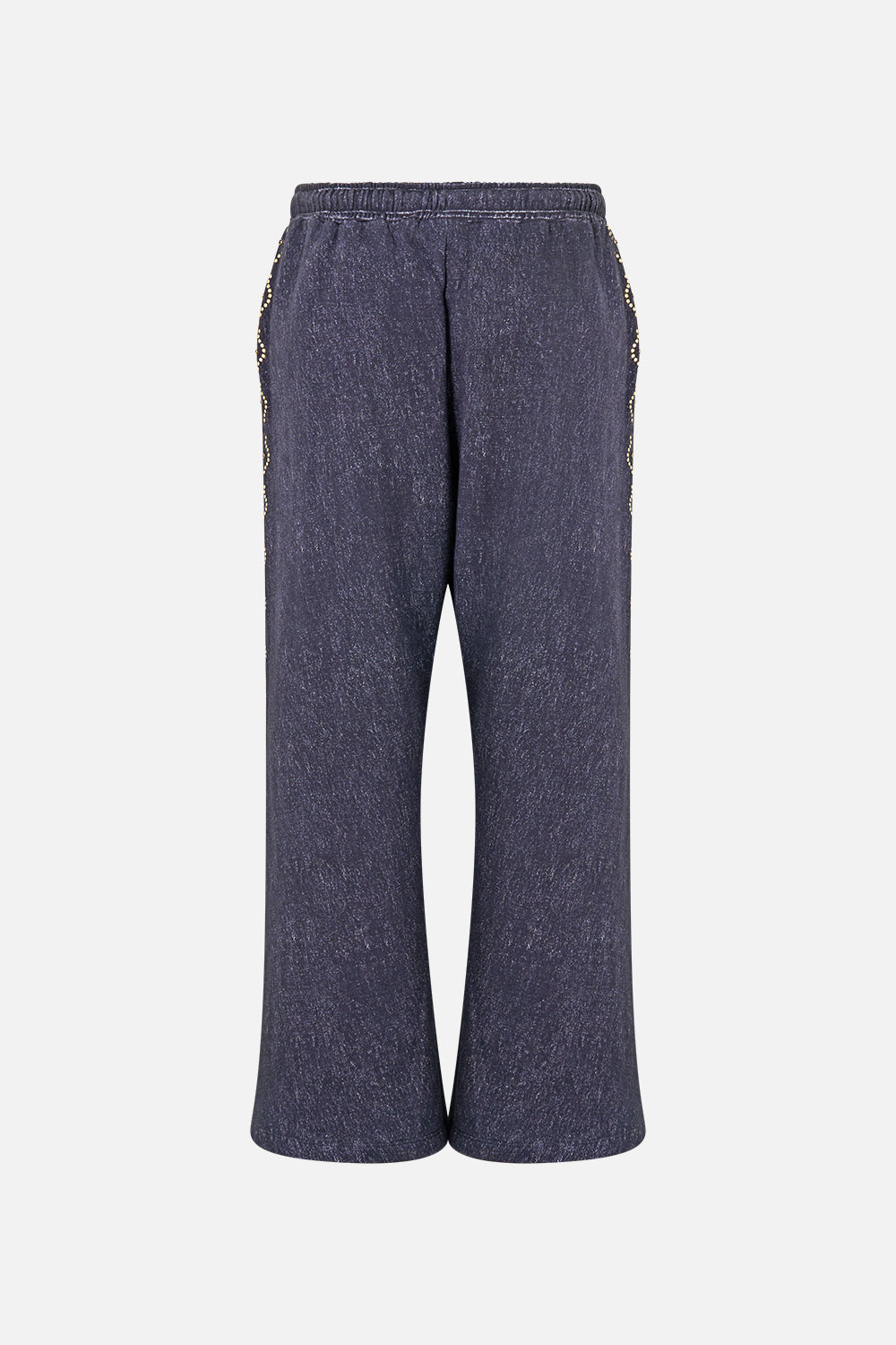 PANTALÓN DE PISTA DE PIERNA RECTA DECORADO CON MOTIVOS BARROCOS