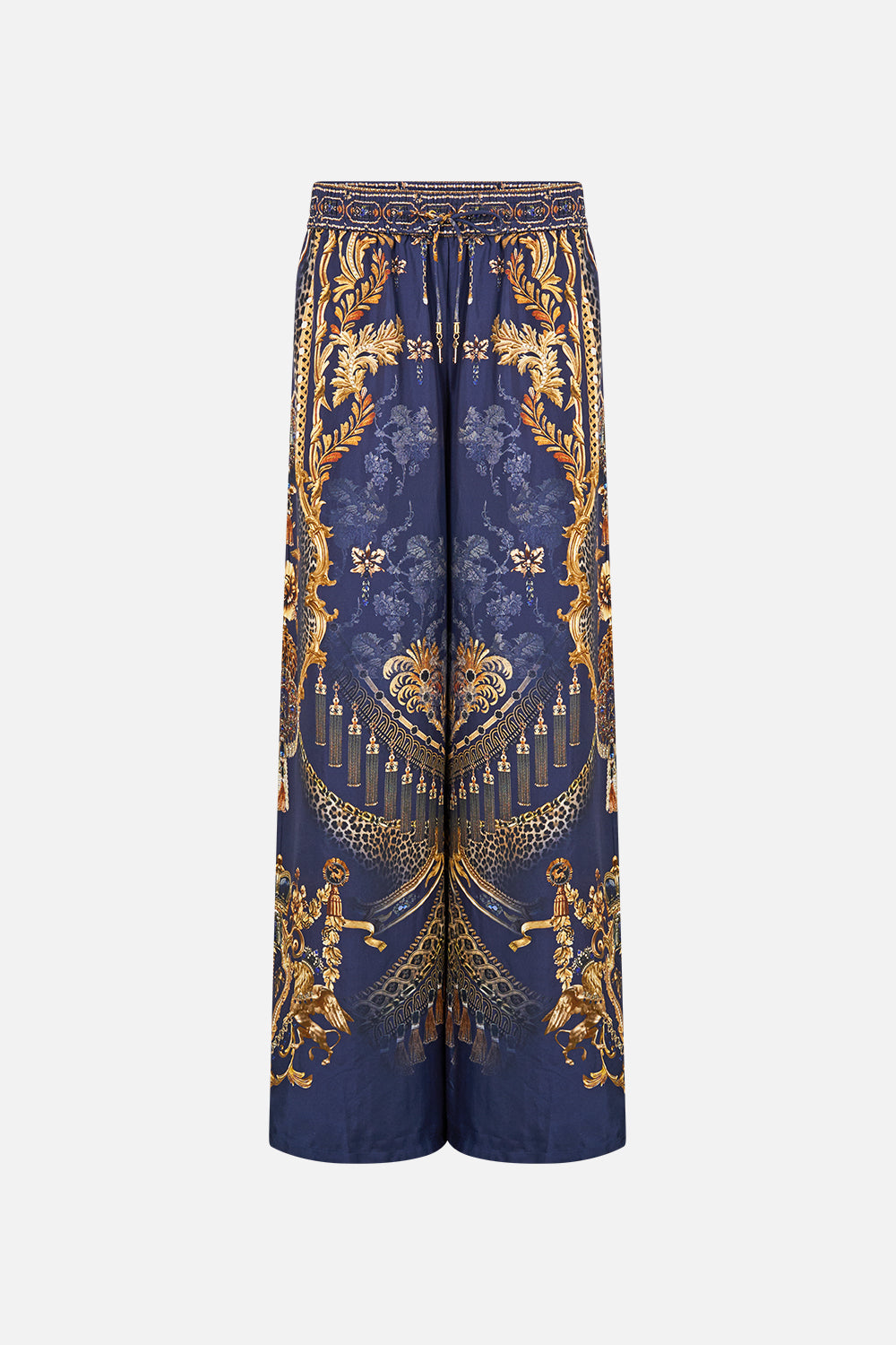 STRAIGHT LEG PANT CLOAKED IN BAROQUE
