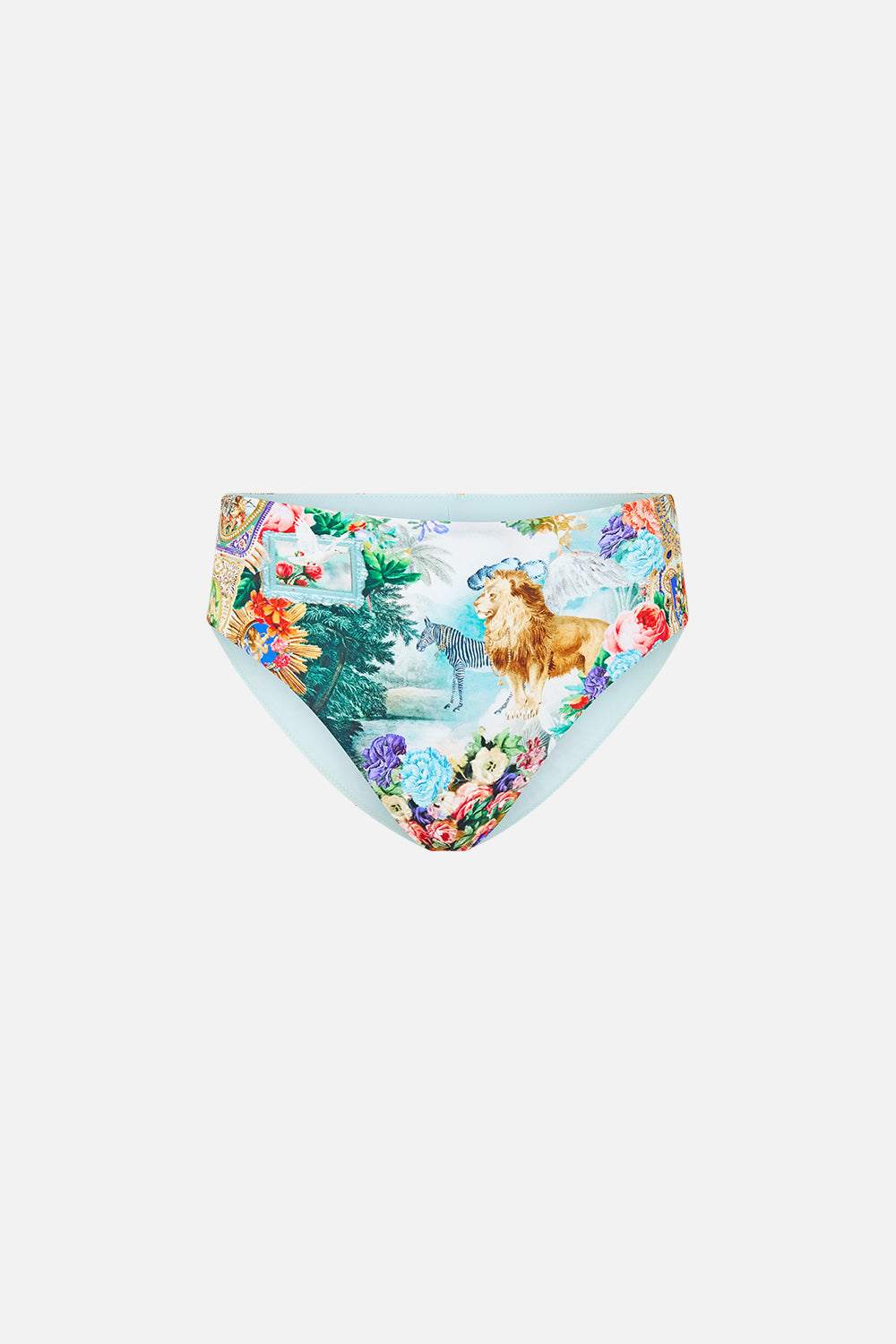 The CAMILLA MID RISE BIKINI BOTTOM VERSES IN VINTAGE