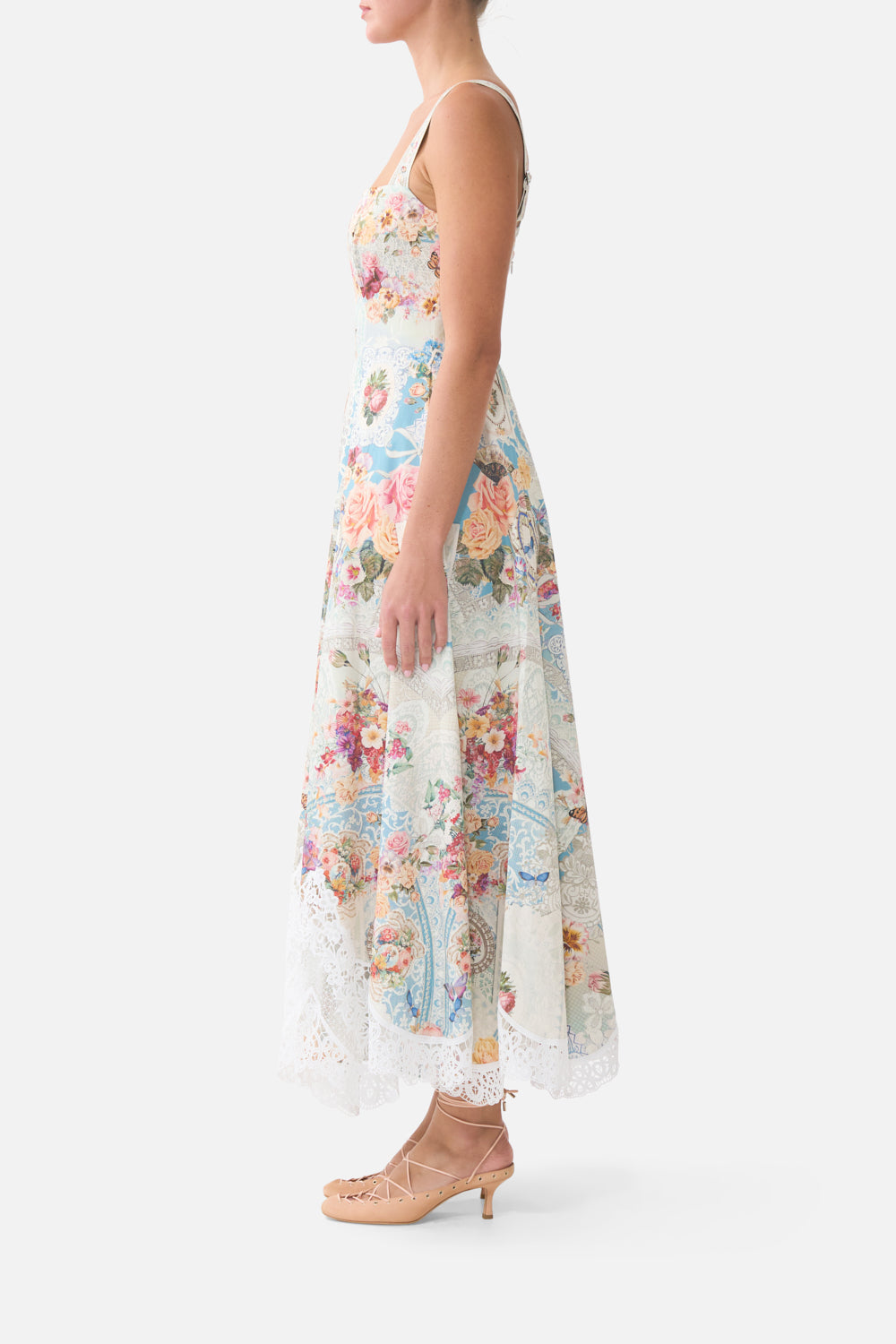 The A Taste For Lace Long Fit And Flare Dress | CAMILLA US