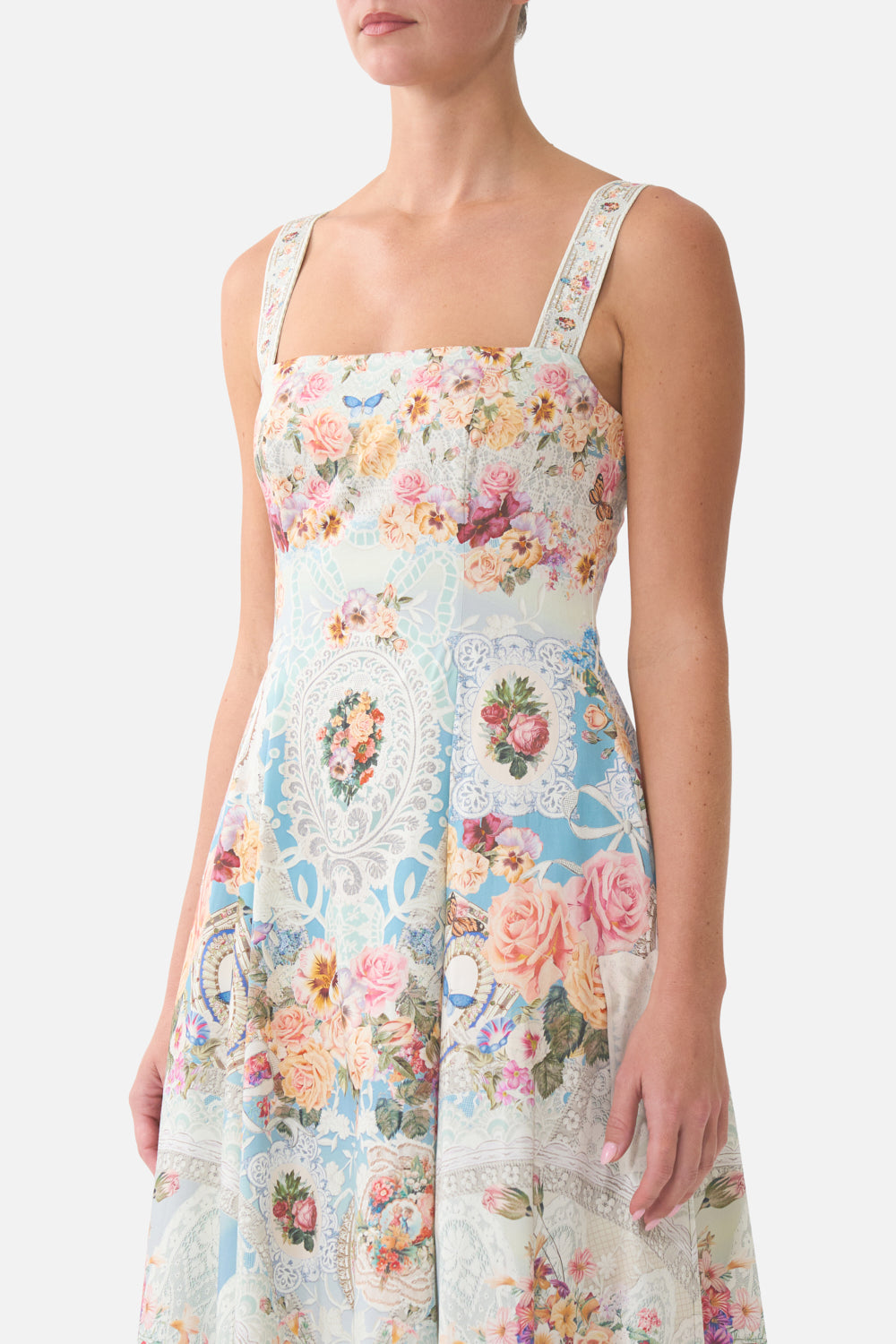 The A Taste For Lace Long Fit And Flare Dress | CAMILLA US – CAMILLA