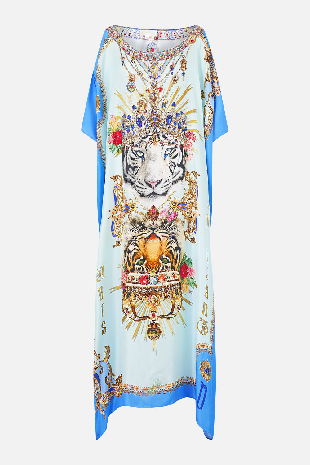 The CAMILLA ROUND NECK KAFTAN VERSES IN VINTAGE