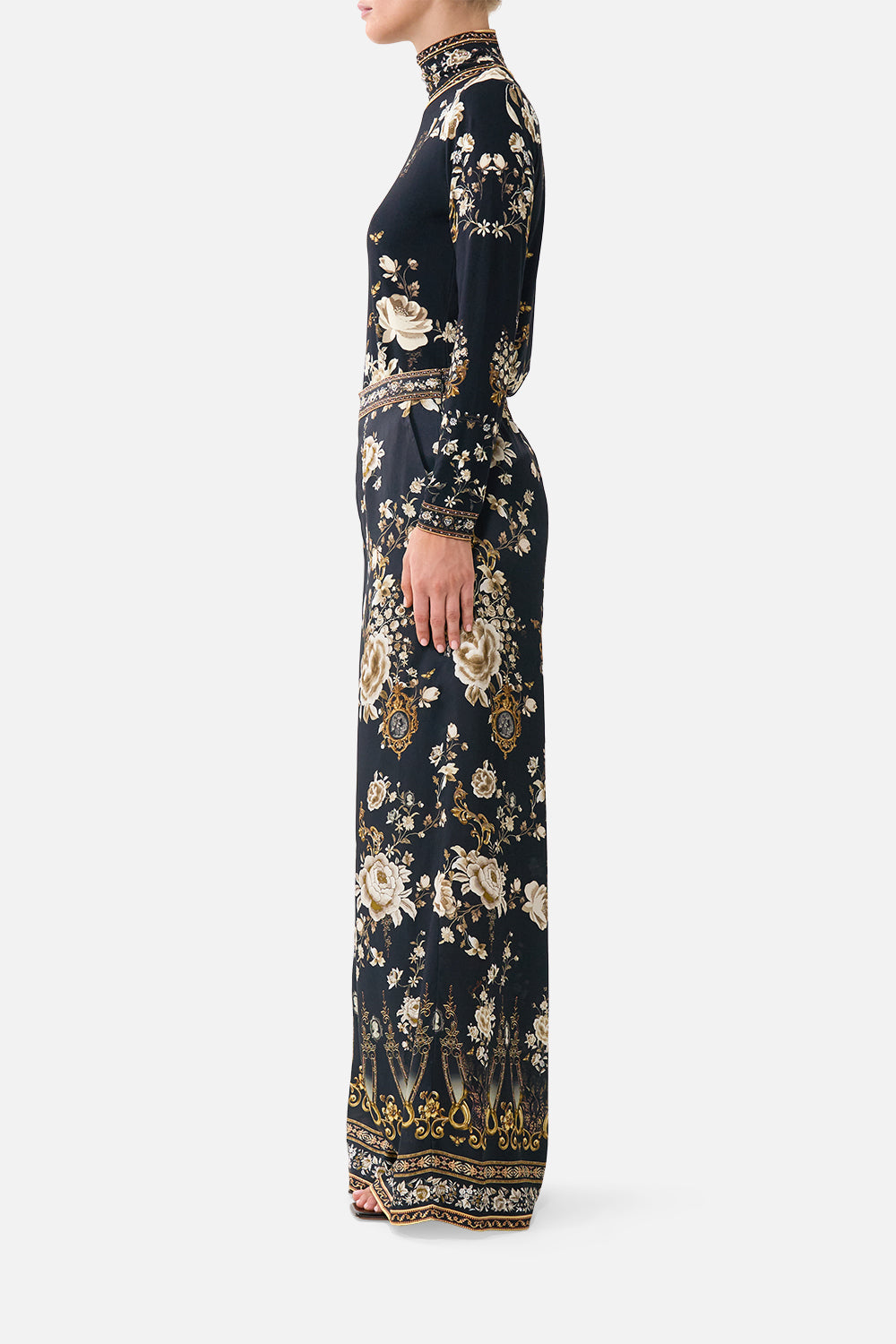 PANTALÓN DE PIERNA RECTA HOLGADO FOLCLORE FLAMENCO