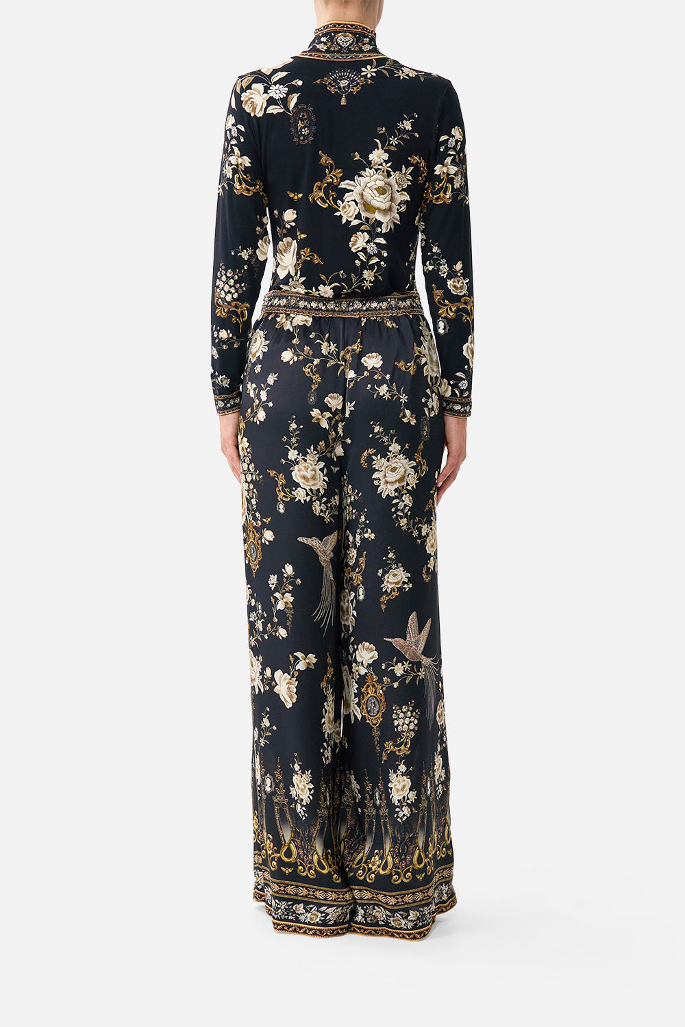 PANTALÓN DE PIERNA RECTA HOLGADO FOLCLORE FLAMENCO