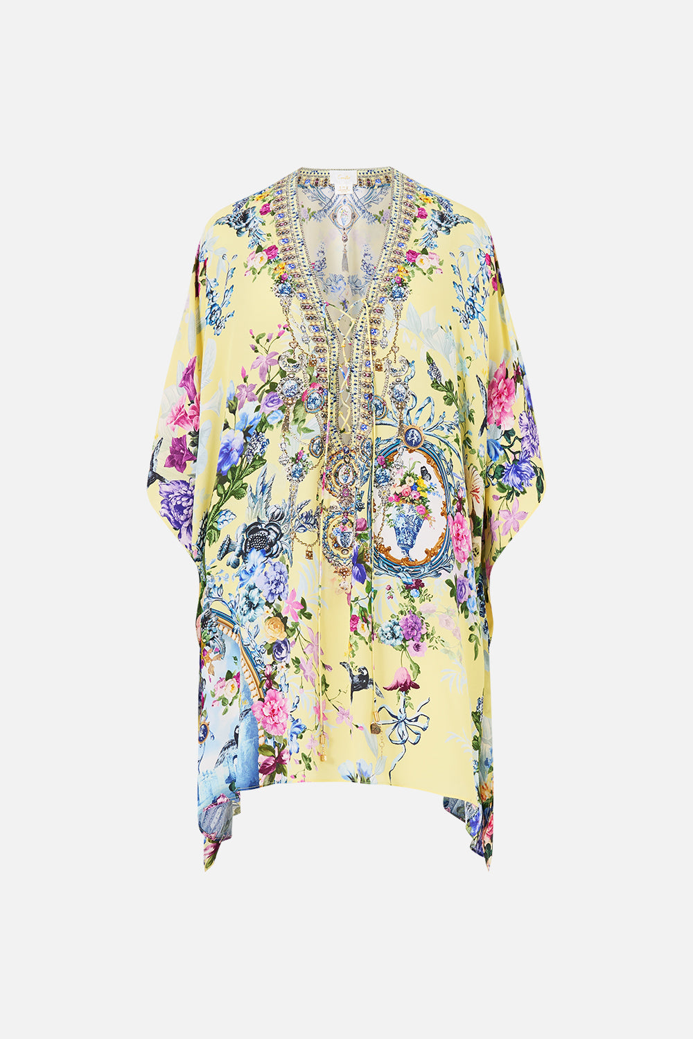 The CAMILLA SHORT LACE UP KAFTAN CHINOISERIE CHILD