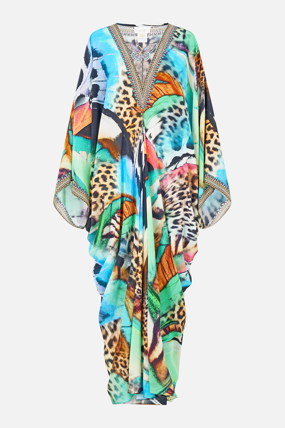 The CAMILLA T SHAPE LONG KAFTAN BUTTERFLY BOHEMIA
