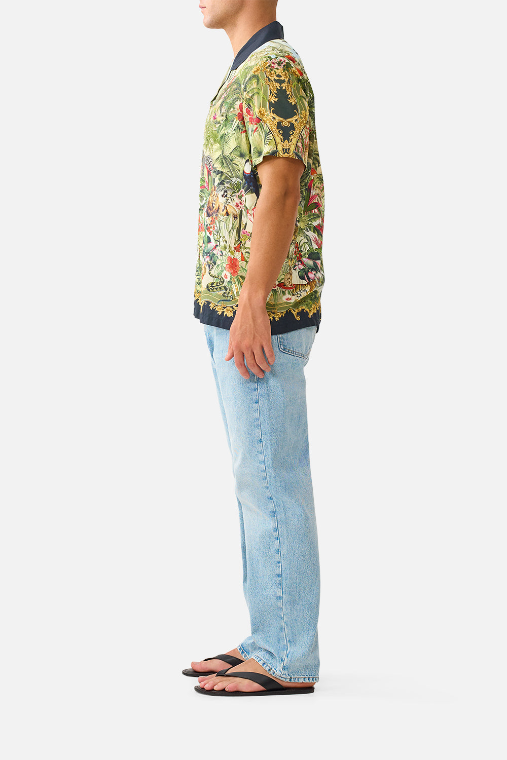 SHORT SLEEVE CAMP COLLARED SHIRT WANDERLUST EMPIRE