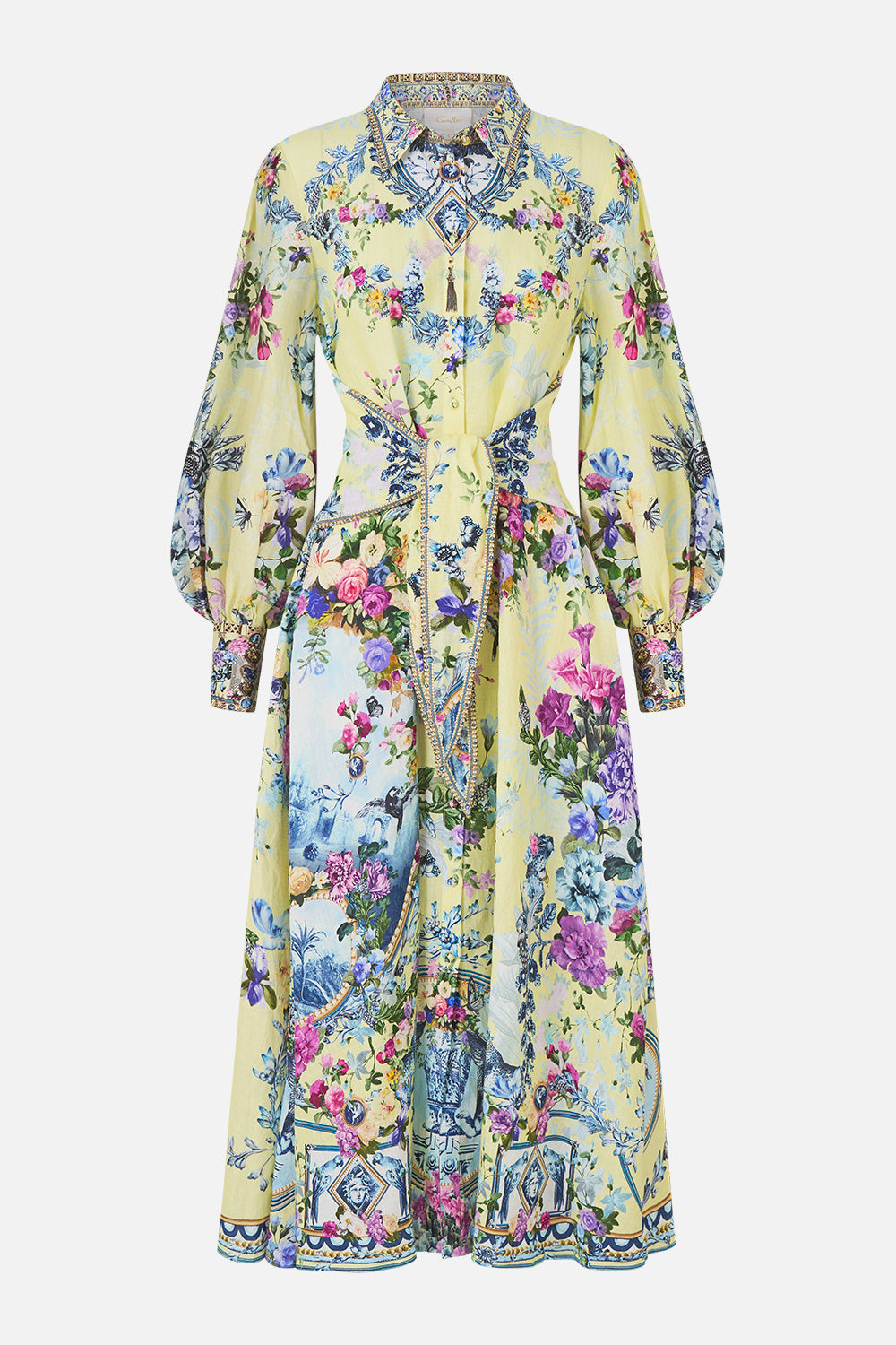 The CAMILLA WAIST TIE SHIRT DRESS CHINOISERIE CHILD